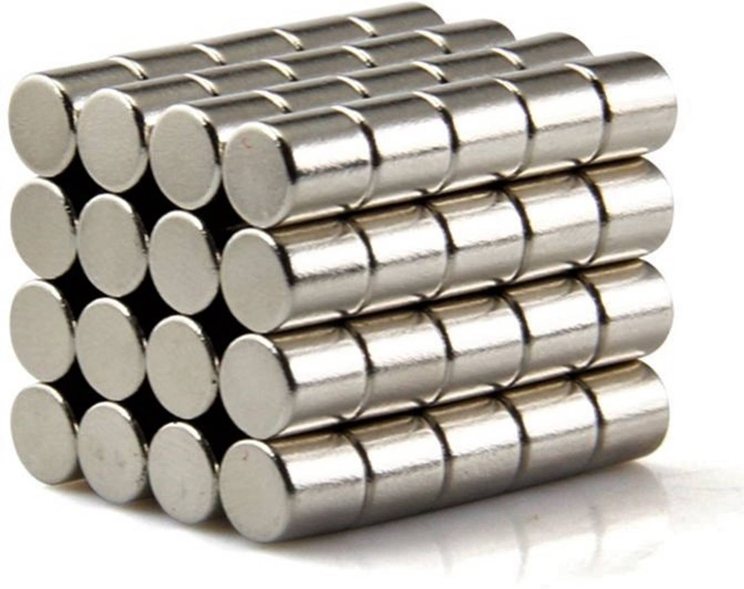 ART IFACT 100 Pieces of 5mm x 5mm N52 Neodymium Magnets - Rare Earth NdfeB Fridge Magnet, Multipurpose Office Magnets, Magnetic Paper Holder Pack of 100