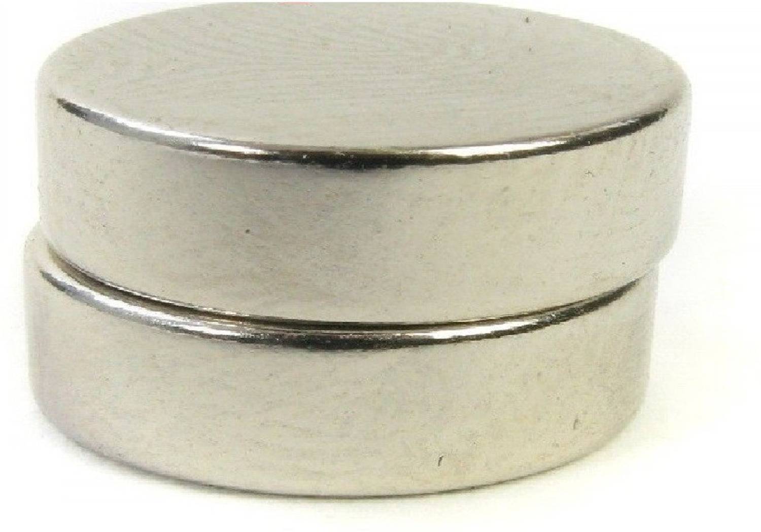ART IFACT 2 Pieces of 25mm x 6mm Neodymium Magnets - N52 Disc / Cylindrical magnets - Rare Earth NdfeB Fridge Magnet, Multipurpose Office Magnets, Magnetic Paper Holder Pack of 2