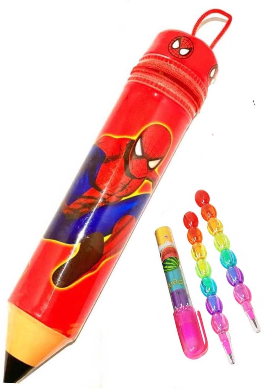 13House Spiderman Pencil Pouch Cartoon Art Polyester Pencil Box