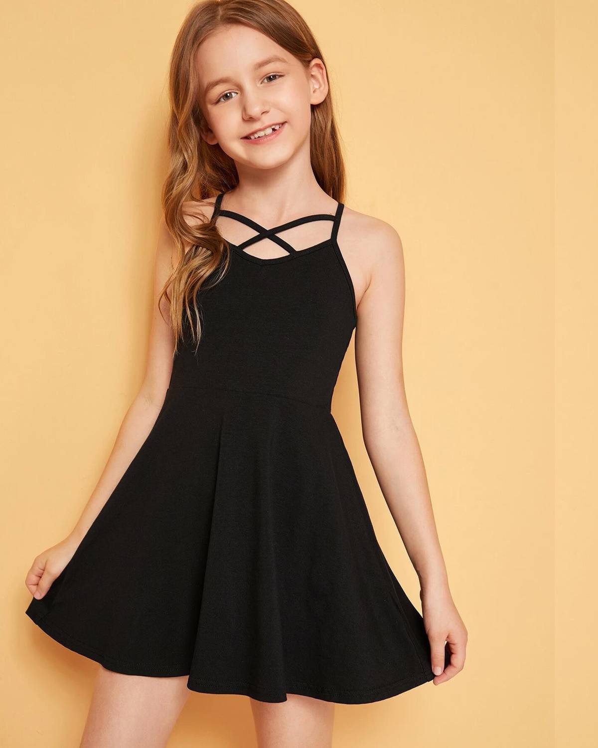 limelady Baby Girls Above Knee Casual Dress