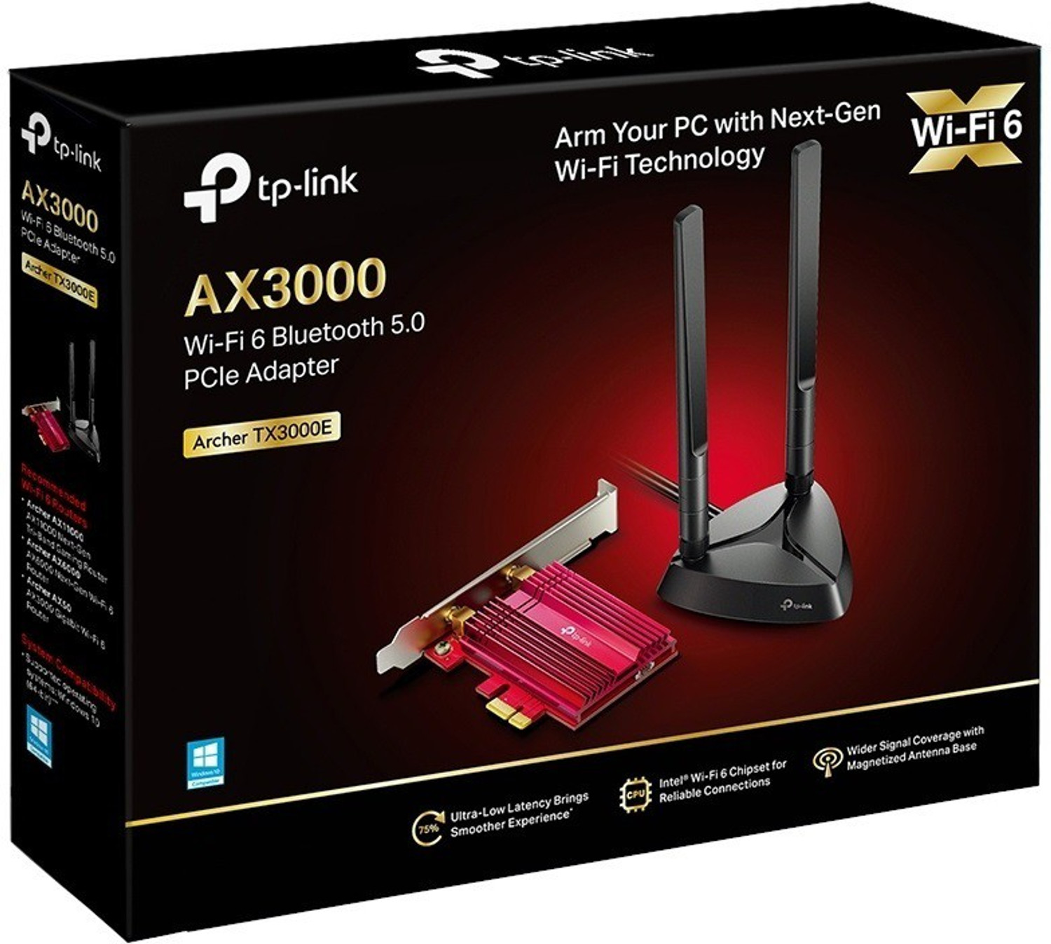 Image of TP-Link Archer TX3000E Wireless Bluetooth Lan Adapter compatible with Windows
