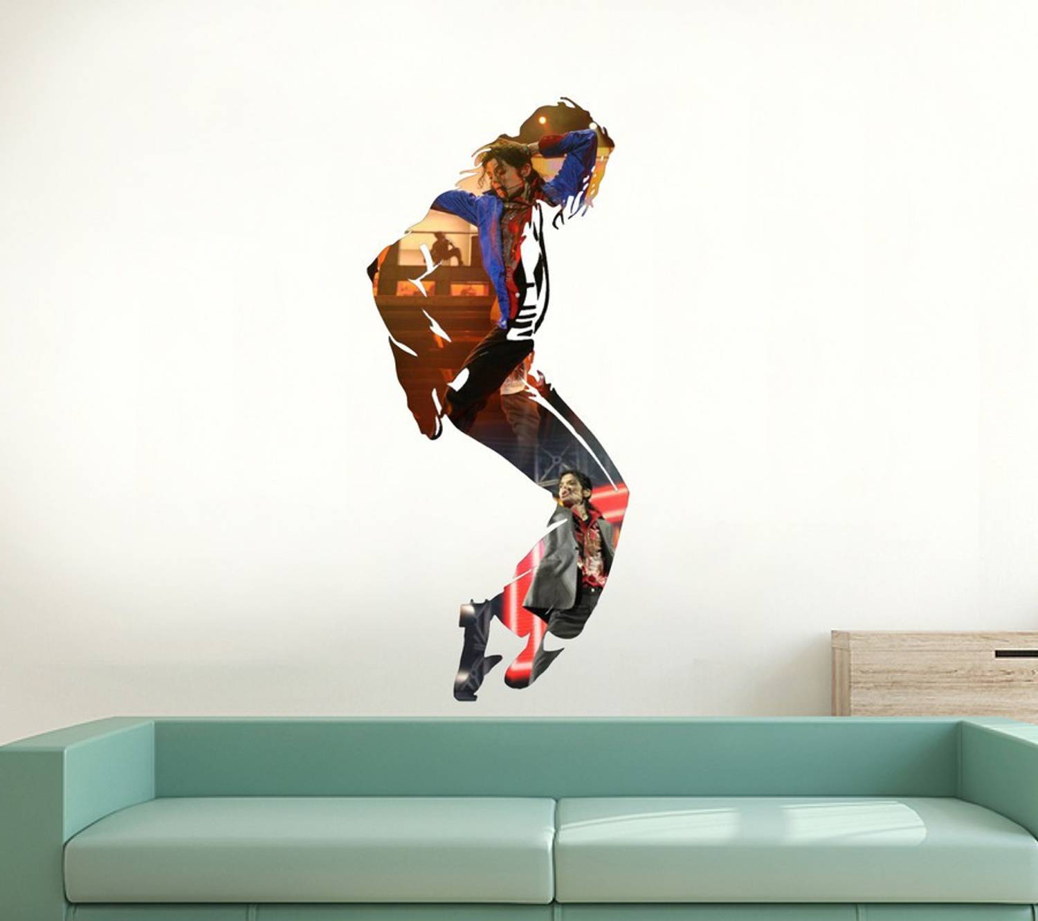 Archi Graphics Studio 58 cm Legendary Dance enjoy Everybody with michael jackson Decorative Wall sticker (PVC Vinyl Wall sticker Self Adhesive Sticker