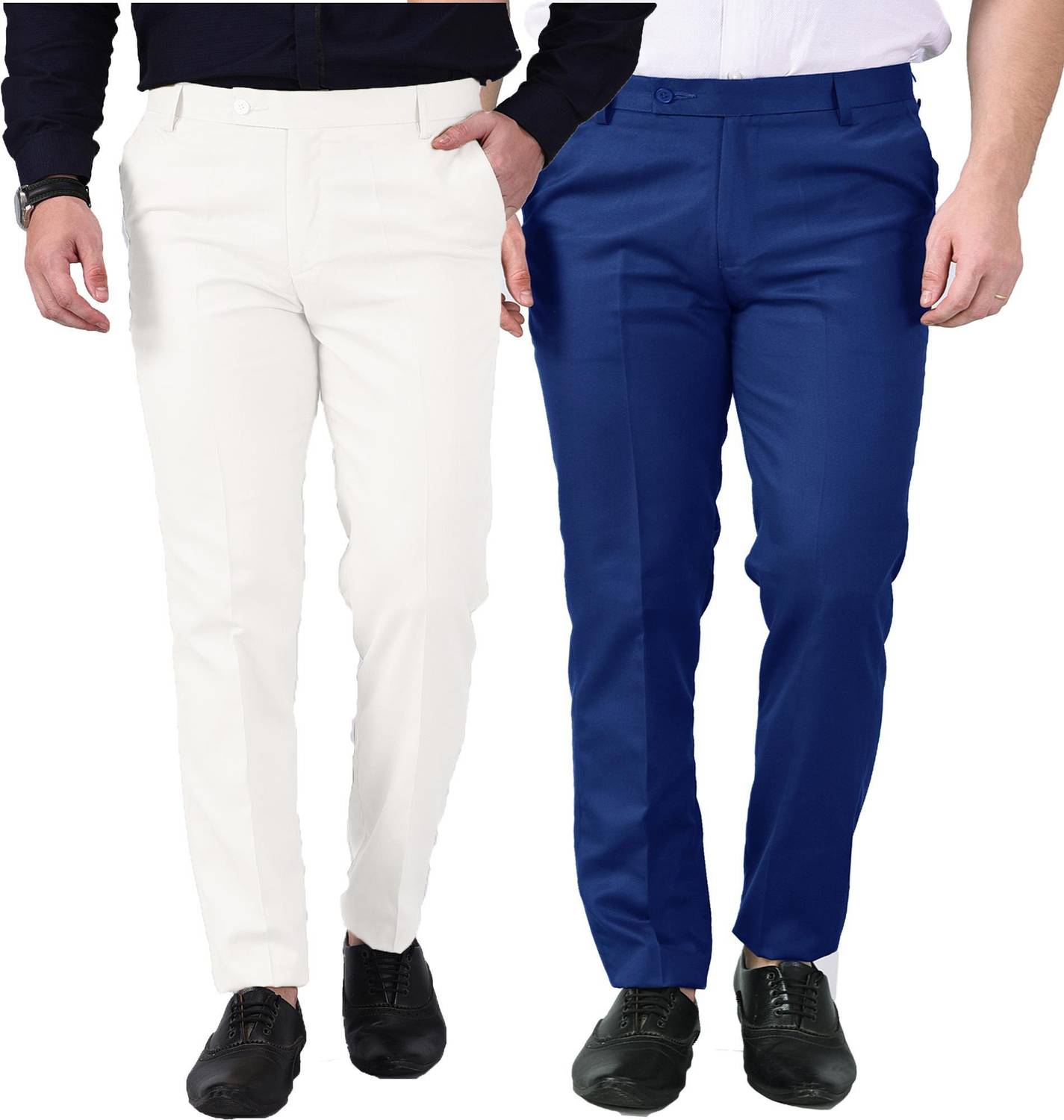AD & AV Regular Fit Men Multicolor Trousers
