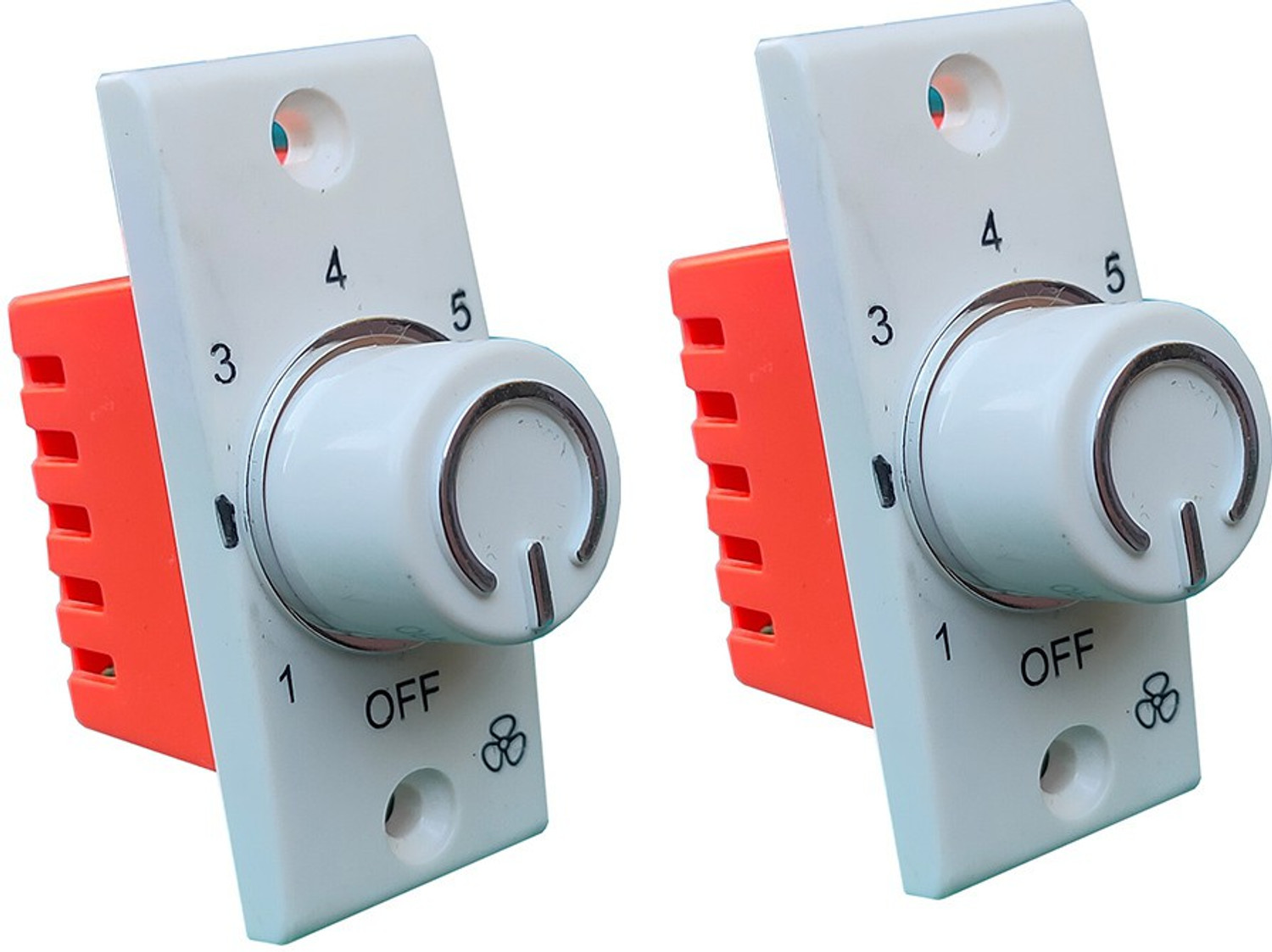 Image of Hiru SWITCH 7 STEP - 2 PCS Fancy FAN REGULATOR for Home & Office Step-Type Button Regulator