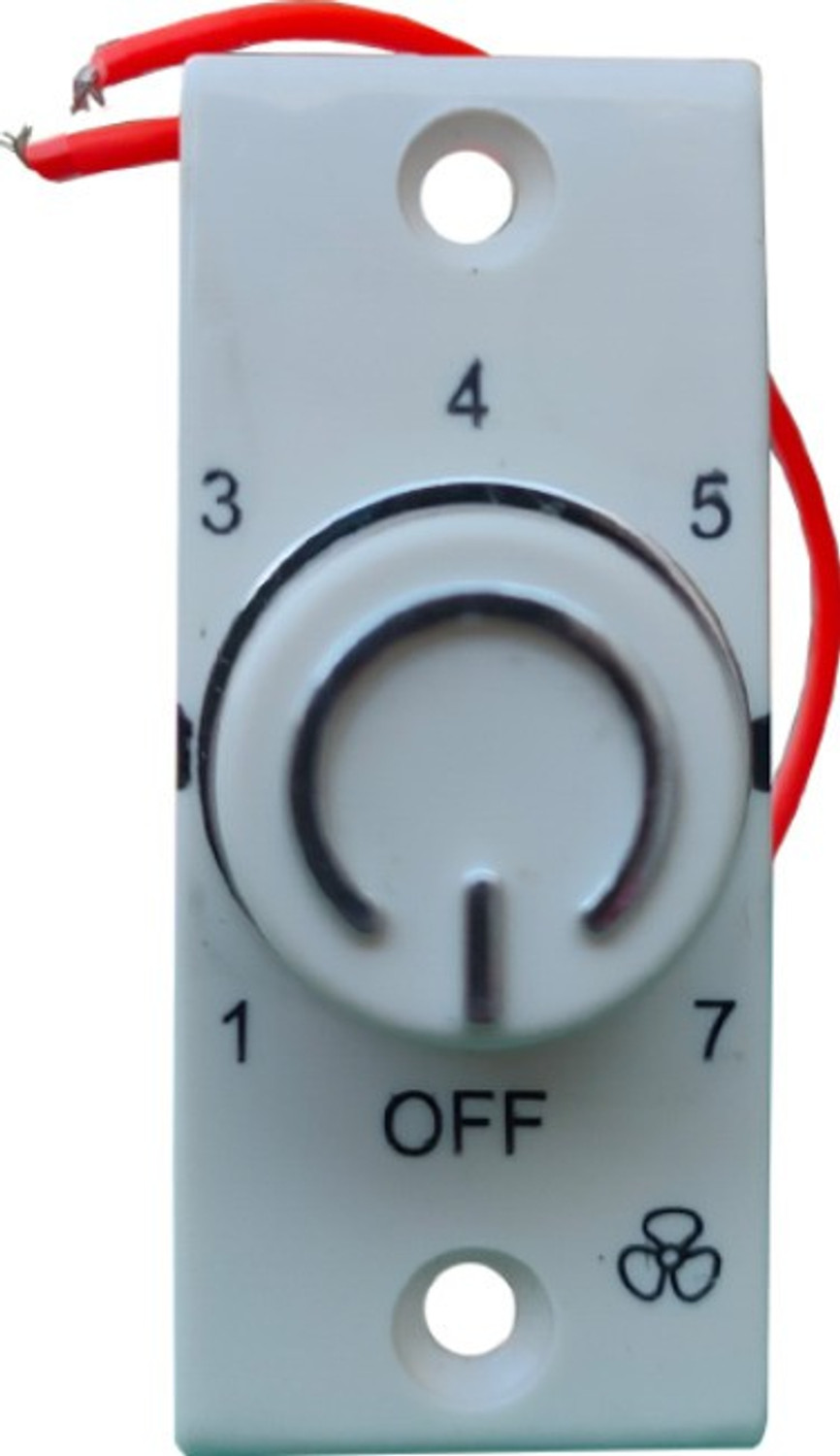 Image of Hiru SWITCH 7 STEP - 2 PCS Fancy FAN REGULATOR for Home & Office Step-Type Button Regulator