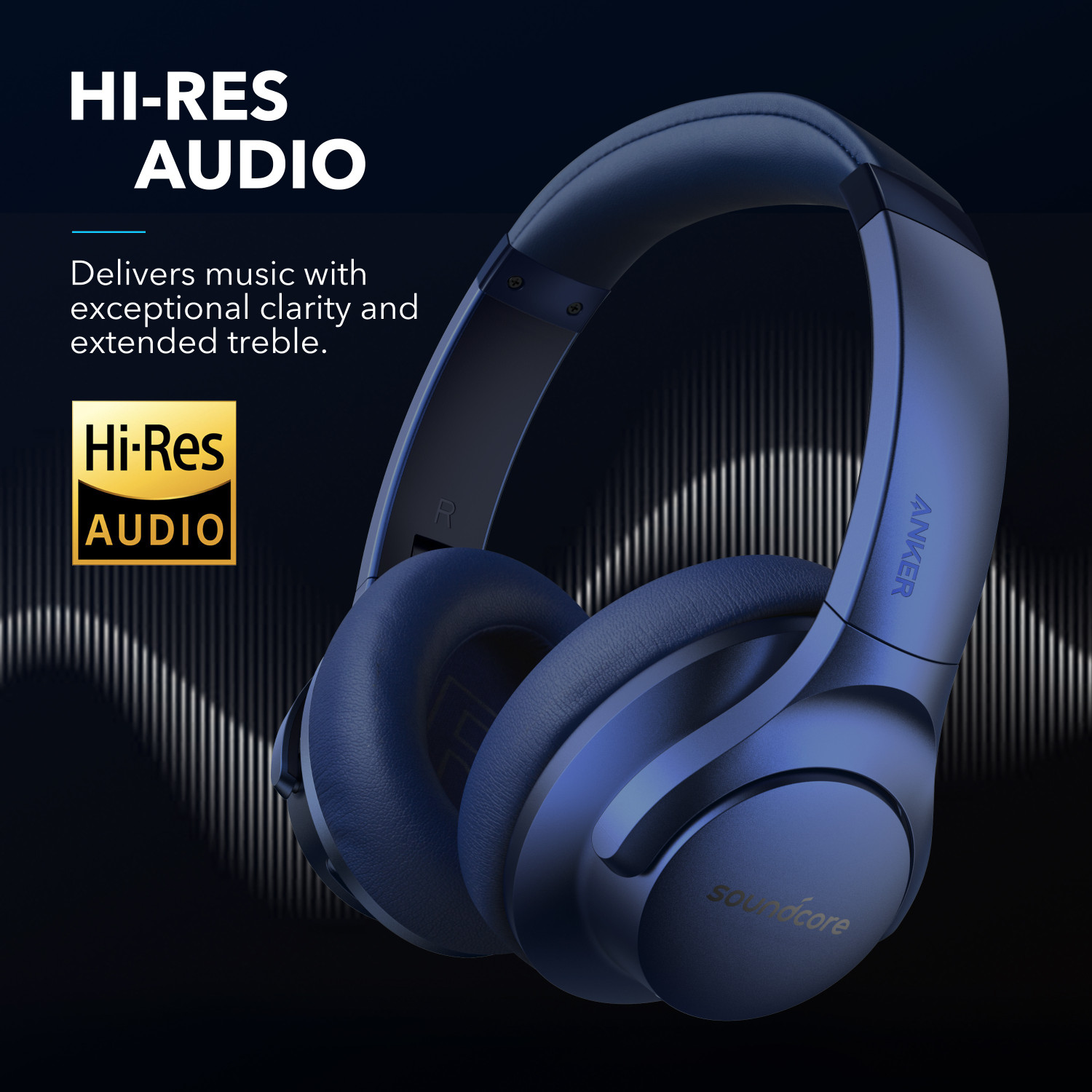 Image of Soundcore by Anker Life Q20 With Hybrid Active Noise Cancellation Enabled Bluetooth