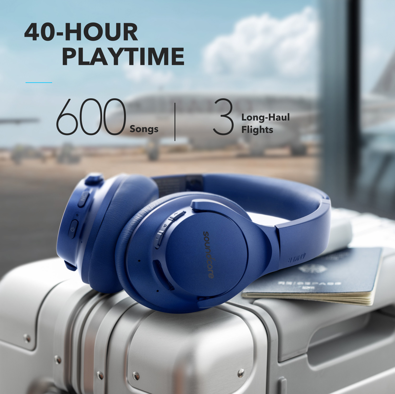 Image of Soundcore by Anker Life Q20 With Hybrid Active Noise Cancellation Enabled Bluetooth