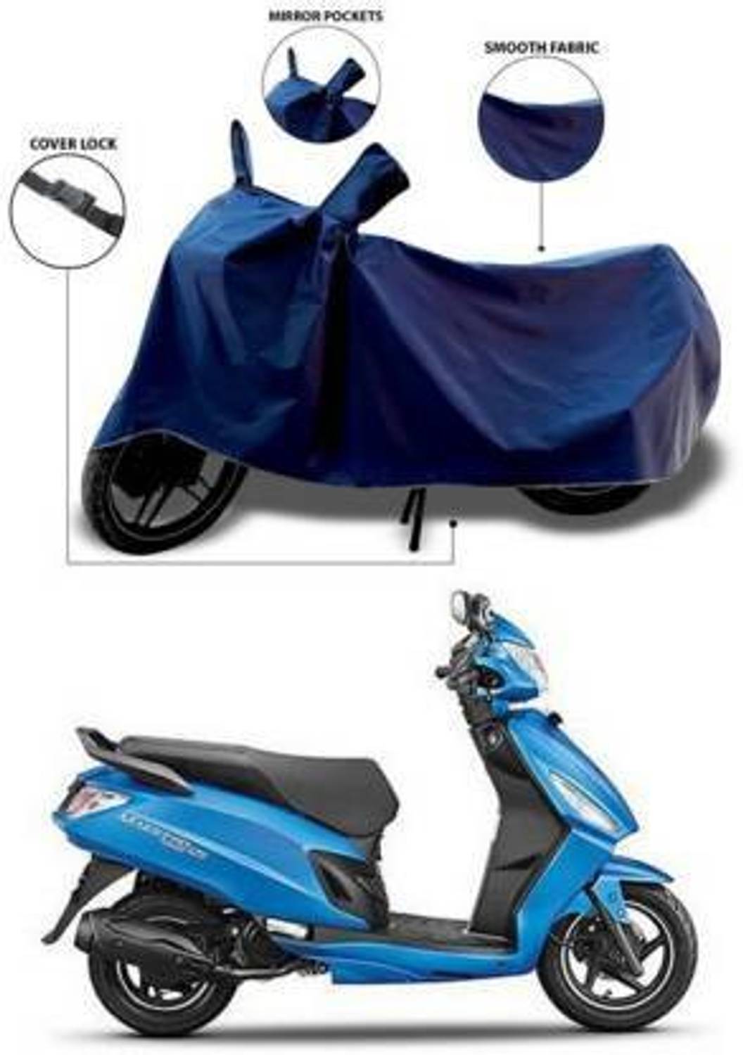 Amozkart Two Wheeler Cover for Hero