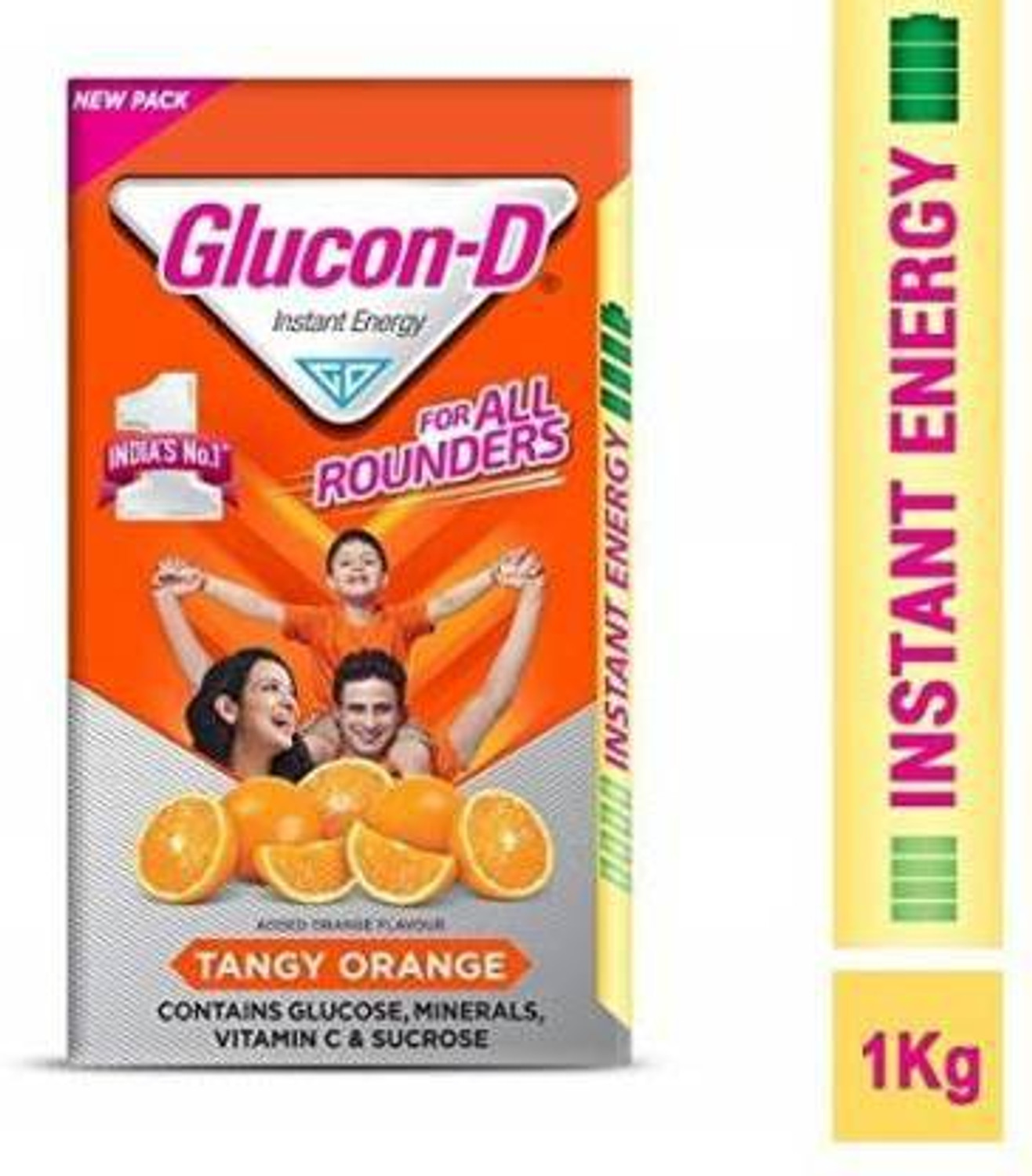 Image of GLUCON-D INSTANT ENERGY DRINK TANGY ORANGE 1KG Sports Drink