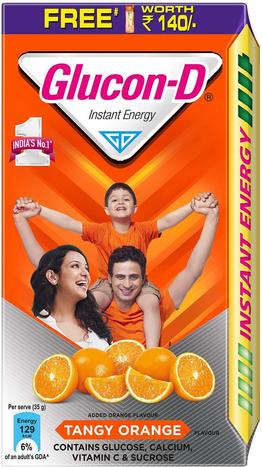 Image of GLUCON-D INSTANT ENERGY DRINK TANGY ORANGE 1KG Sports Drink
