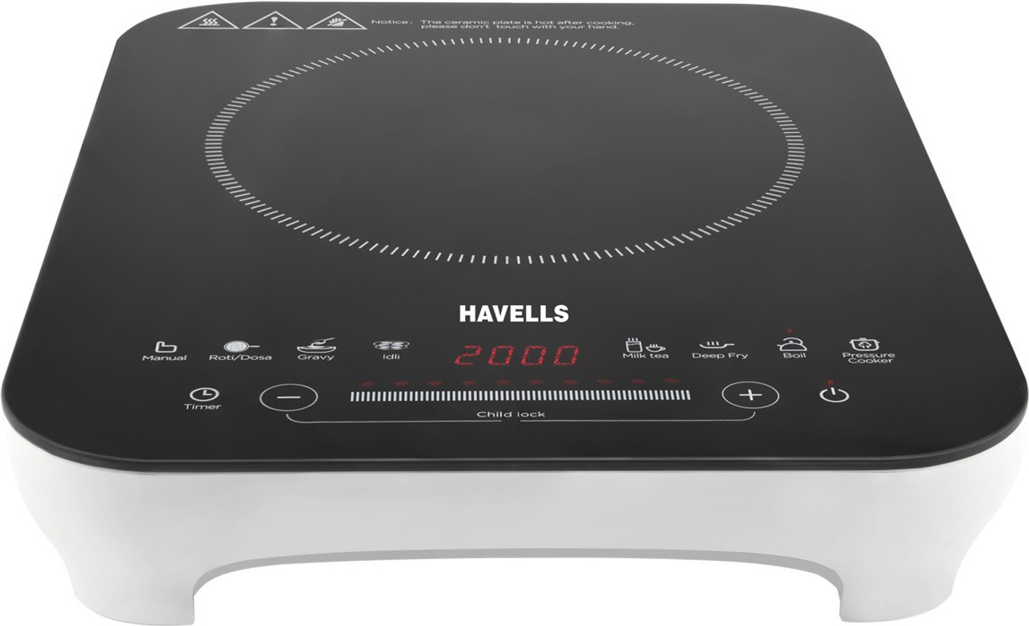 Image of HAVELLS 2000 W Induction Cooktop Touch Panel
