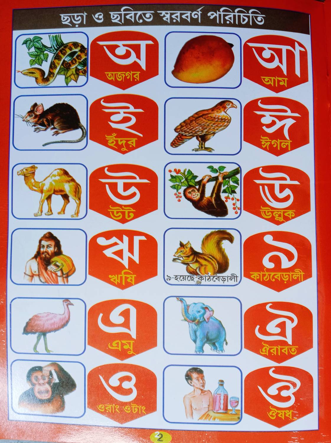 Bangla Dharapat Boi For Little Baby Kids Knowledge