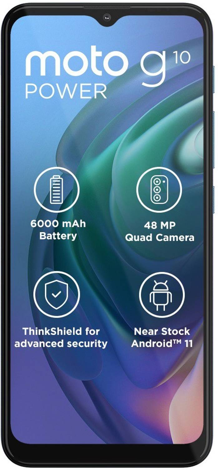 MOTOROLA G10 Power (Aurora Grey, 64 GB) (4 GB RAM)