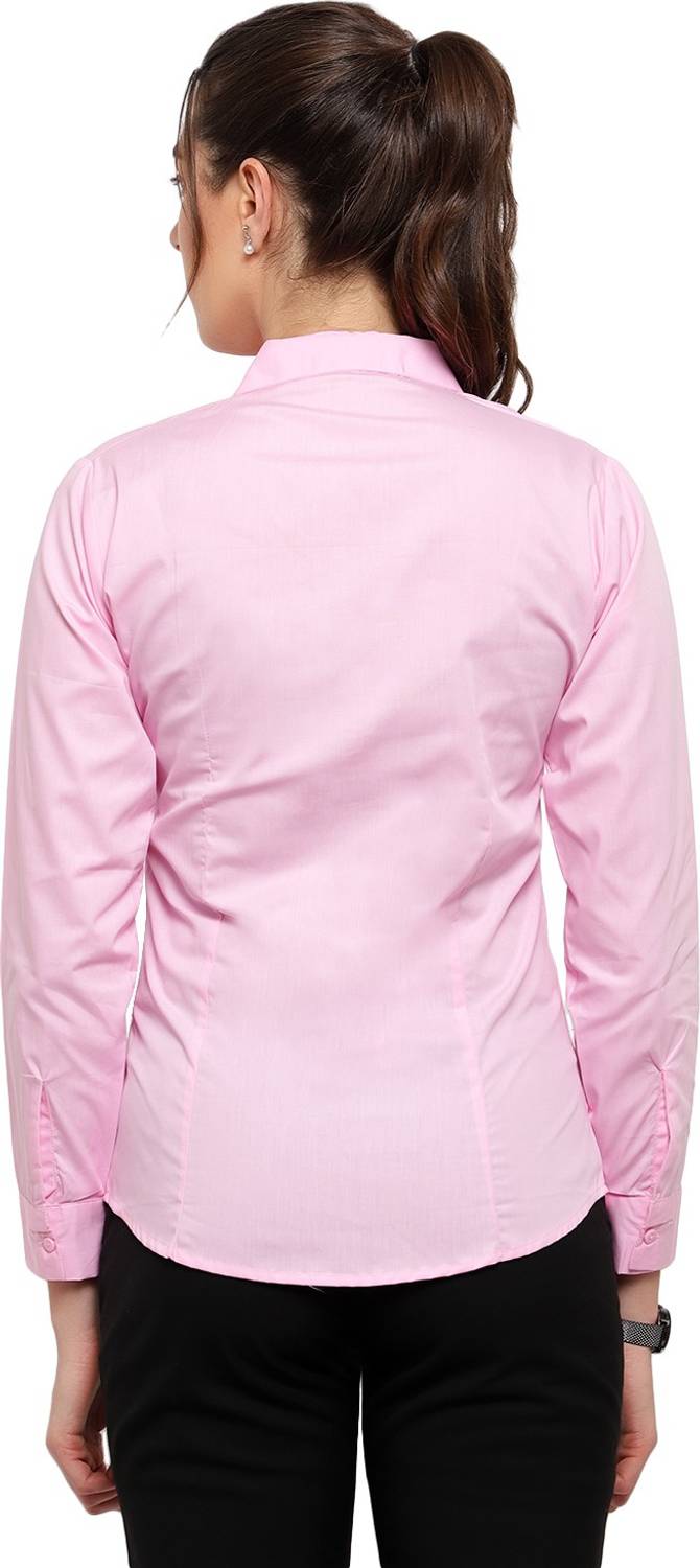 Blue Ronin Women Pink Formal Shirt - Image 2