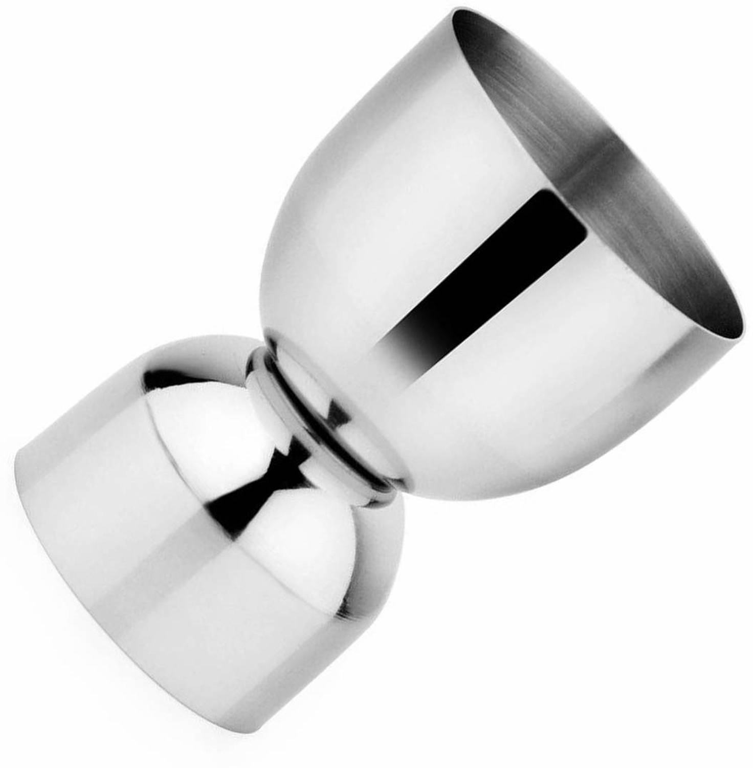 Anne-kee Stainless Steel Jigger Double Said Peg Measure 30/60 ML Wine Whisky Measuring Jigger Bar Set 1 - Piece Bar Set
