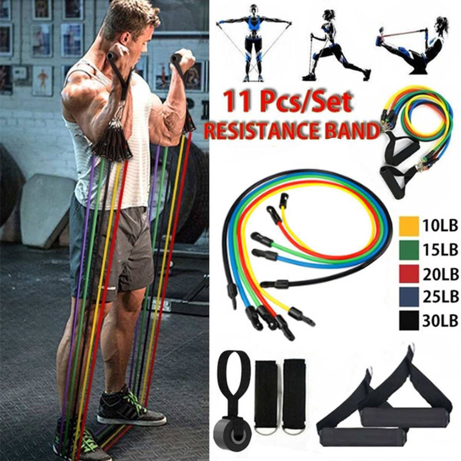 फिटगेनिक Resistance Band Set - Image 2