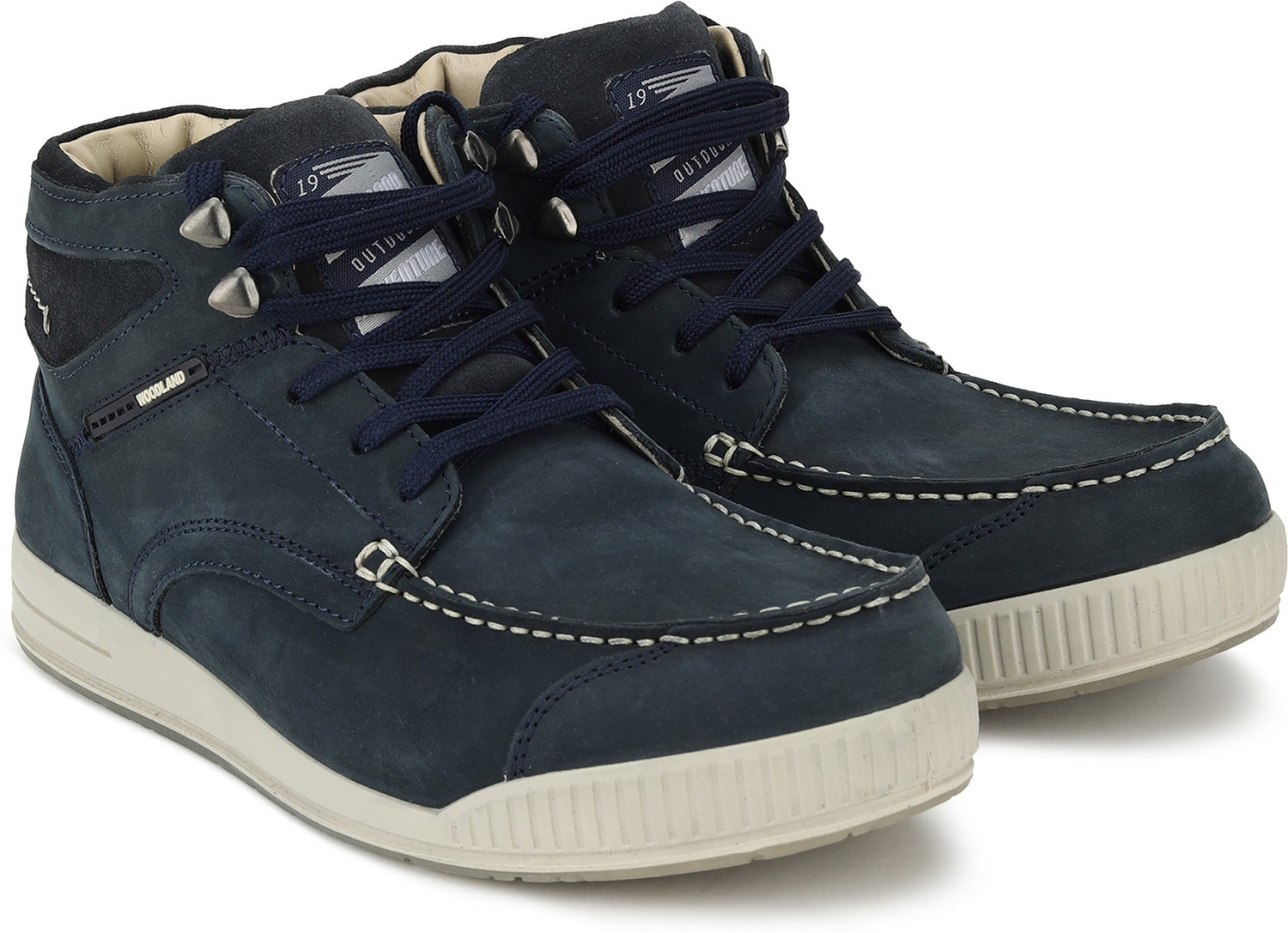 Image of WOODLAND Outdoor Durable Comfortable Everyday High Ankle Boots For Men