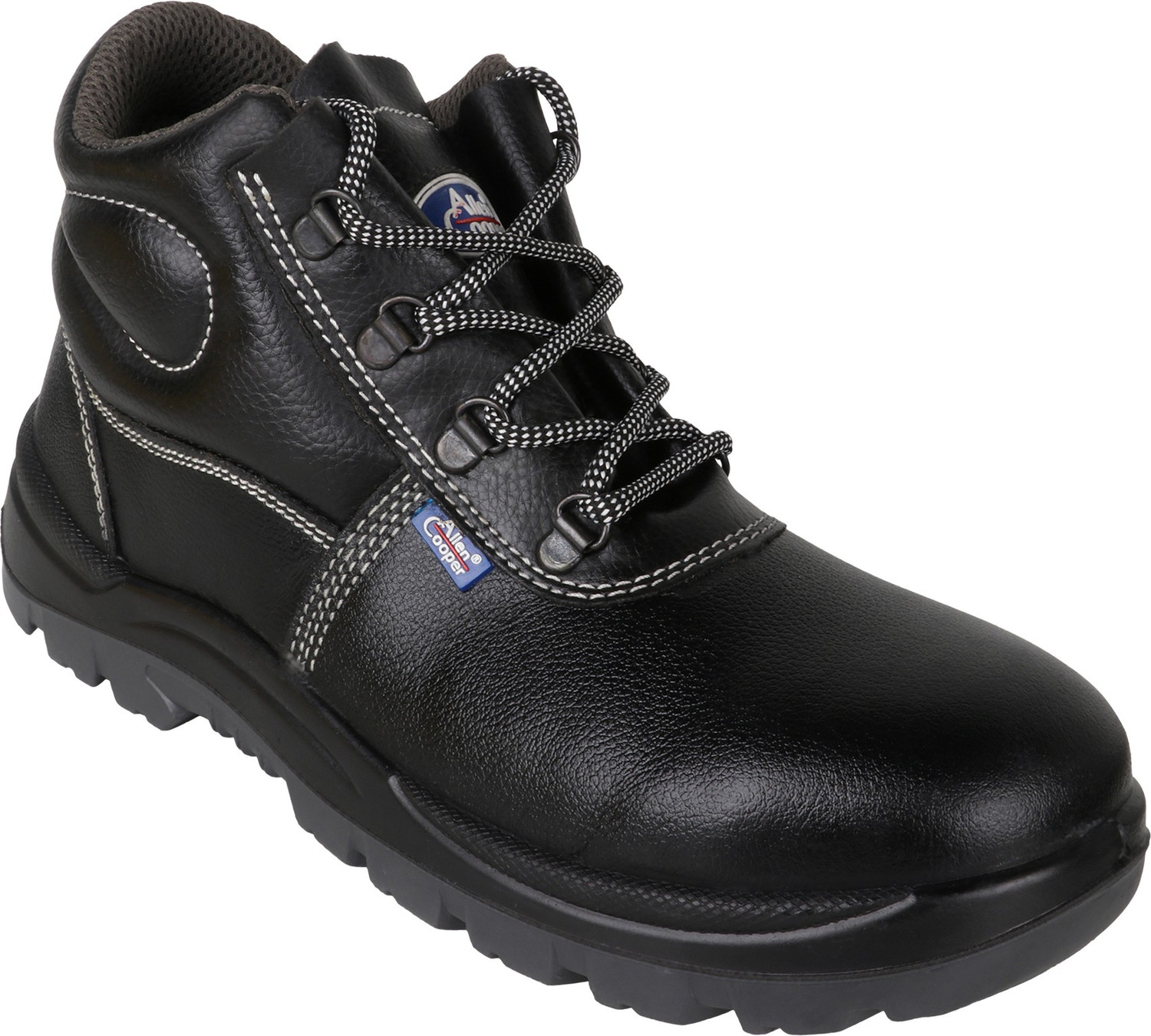 Image of Allen Cooper Steel Toe Leather Safety Shoe