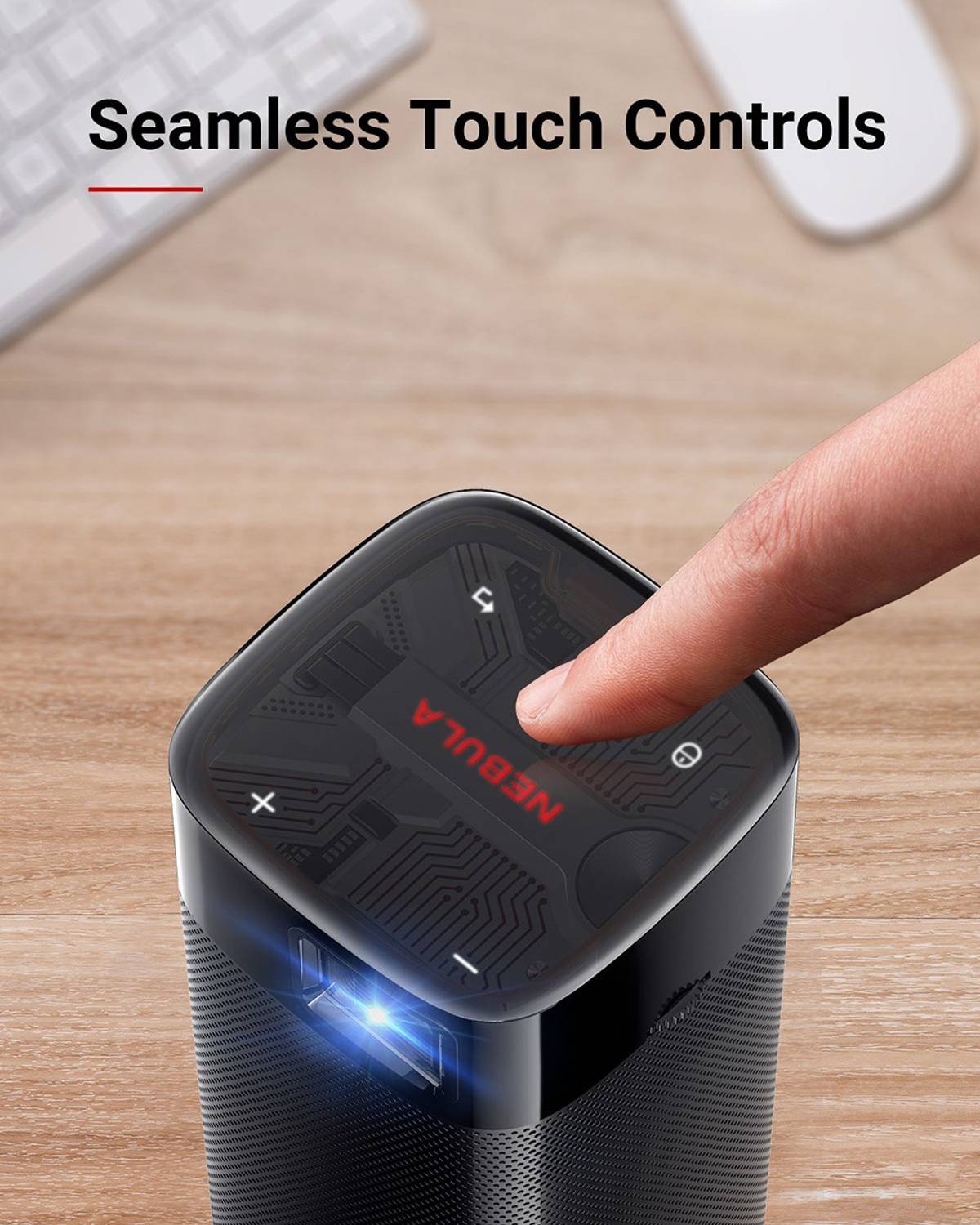 Nebula Apollo (200 lm / 1 Speaker / Wireless / Remote Controller