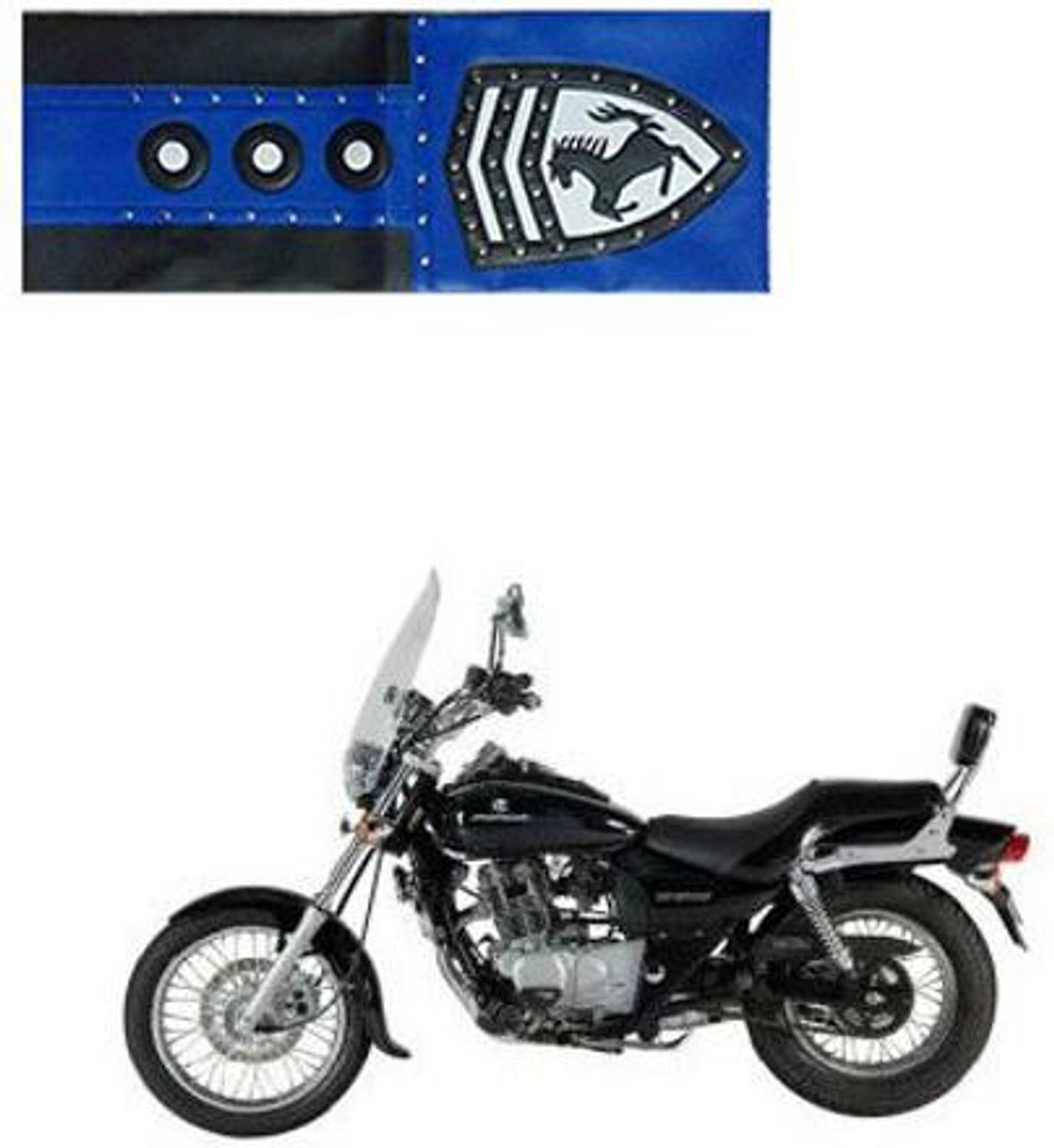 CARIZO CBIKE7940 Single Bike Seat Cover For Bajaj Avenger 220 DTS-i