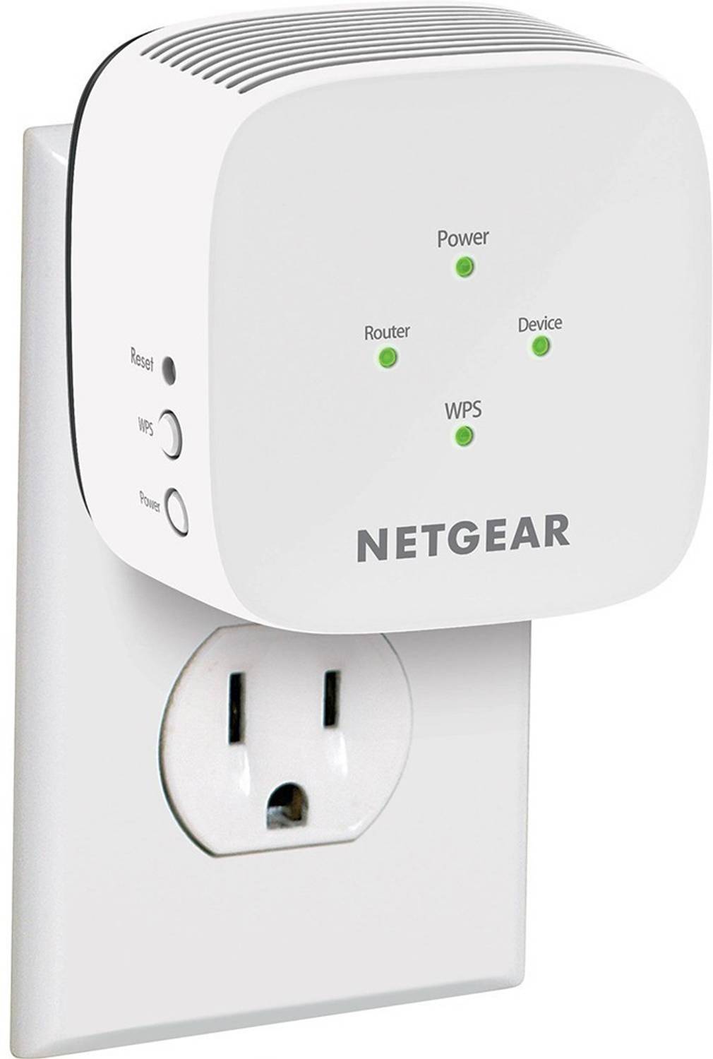 NETGEAR ex6110-100ins 1200 Mbps WiFi Range Extender  (White, Dual Band)