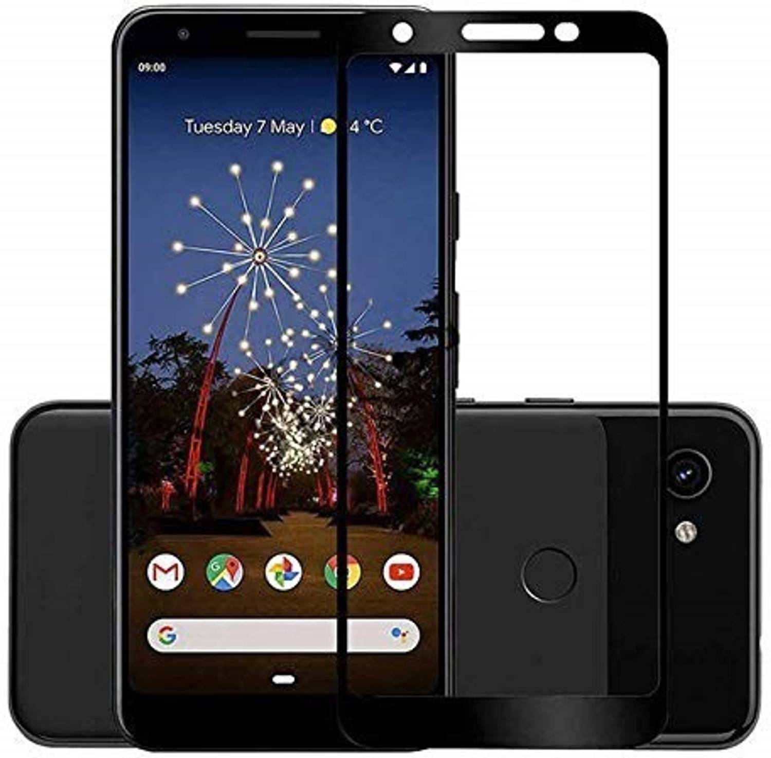 A-Allin1 Tempered Glass Guard for Google Pixel 3AXL