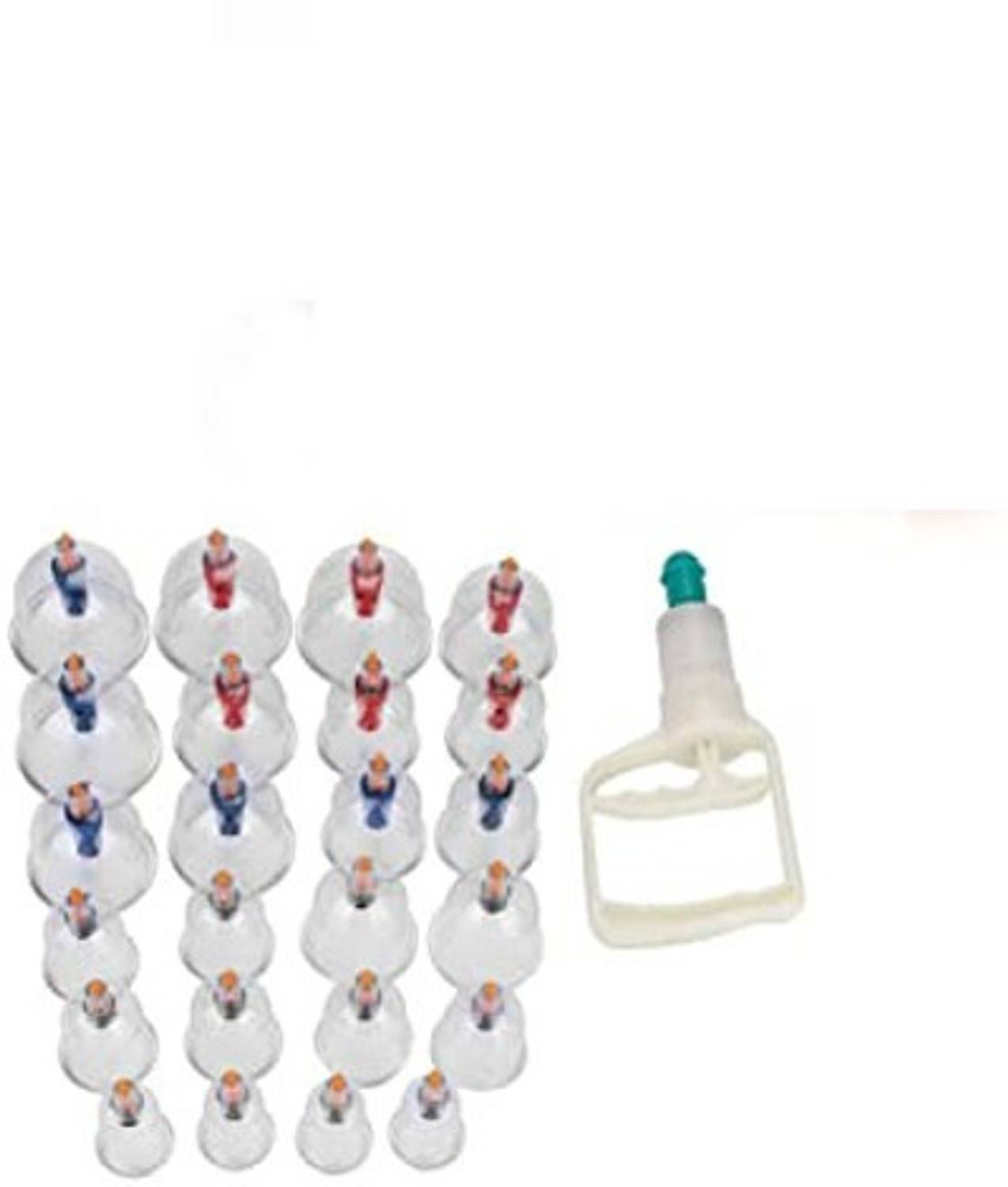 AcuHealth VAC24-9 Health Care Vacuum Cupping Set 24 Cup Massager Massager