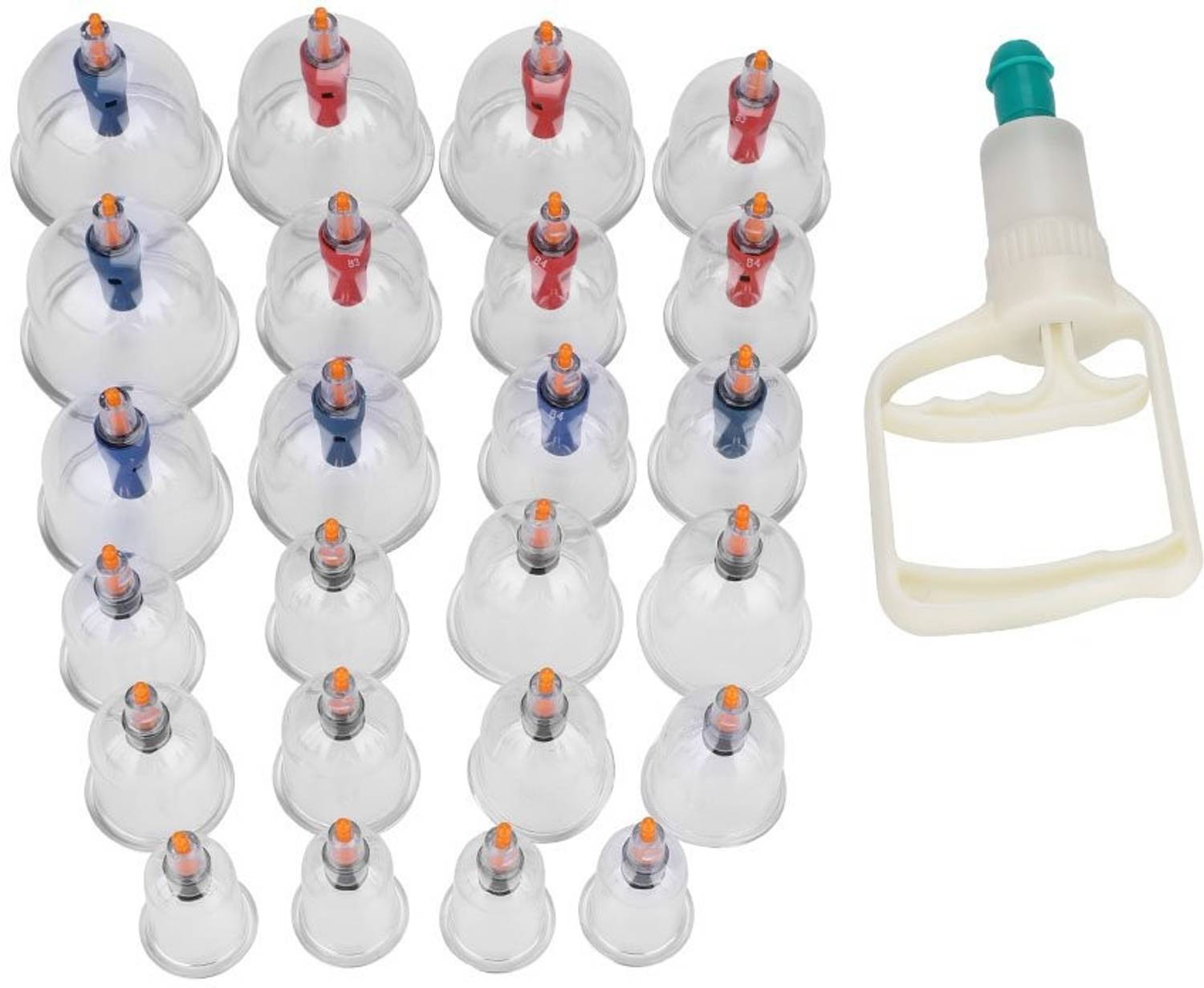 AcuHealth VAC24-15 Vacuum Cupping Health Care 24 Pcs Set Massager