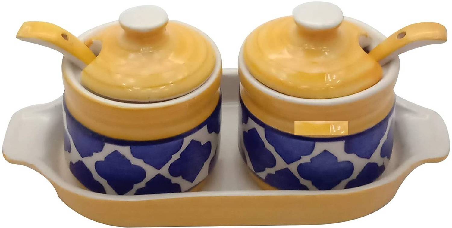 BERRYCRAVE Ceramic Pickle Jar - 400 ml