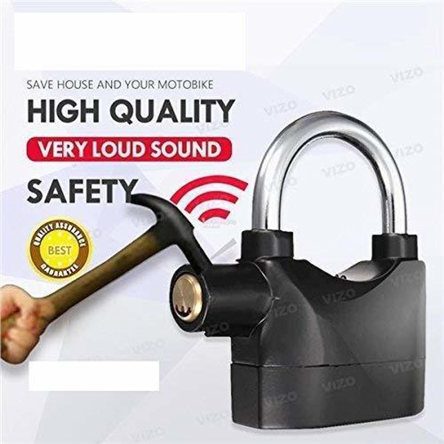 Image of the ace store Anti Theft Motion Sensor Alarm Lock for Home, Office and Bikes with High Security Safe Locker