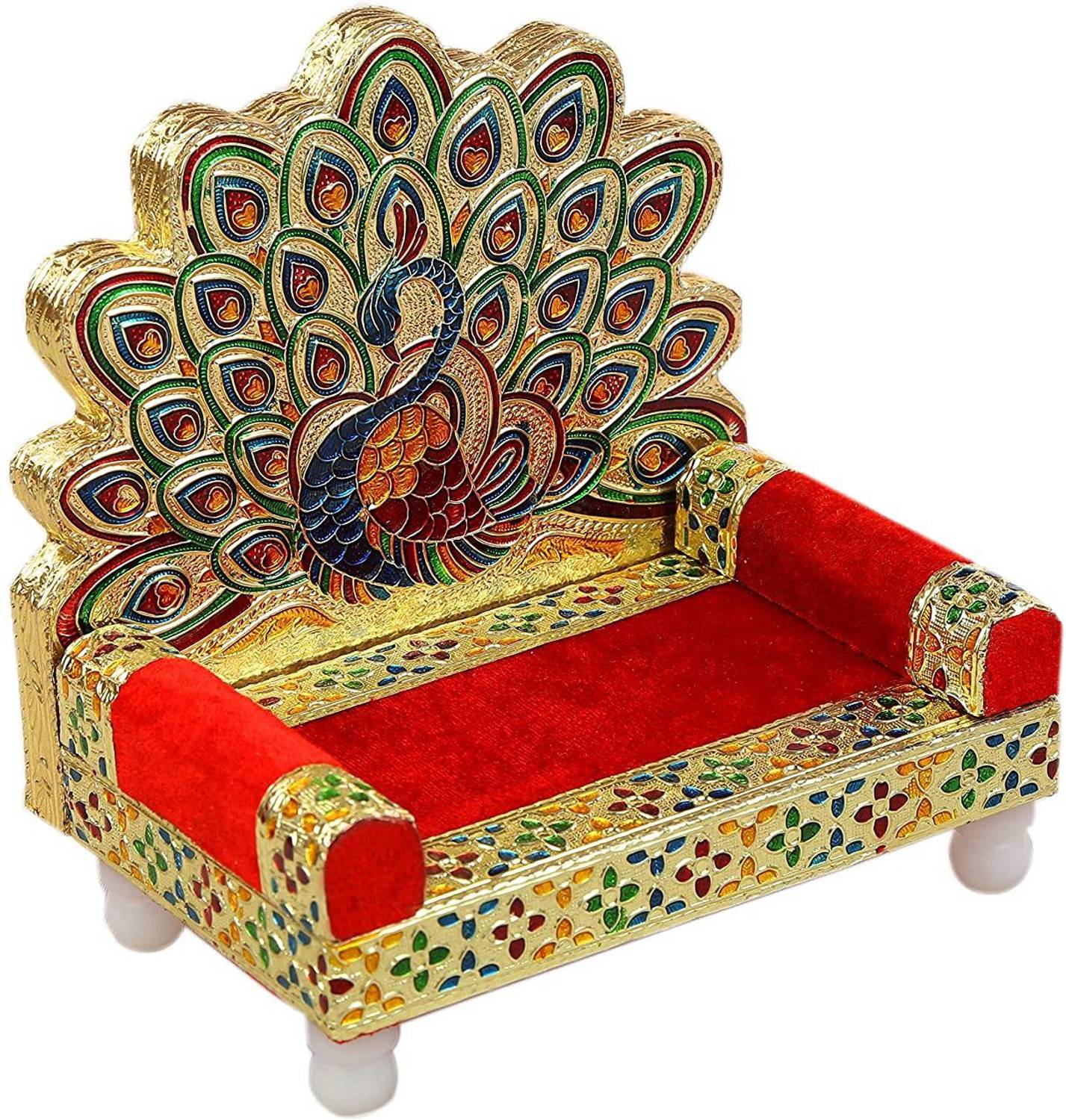 Ritz Lord Laddu Gopal ji Meenakari Singhasan (No 2) Jhula deal from flipkart