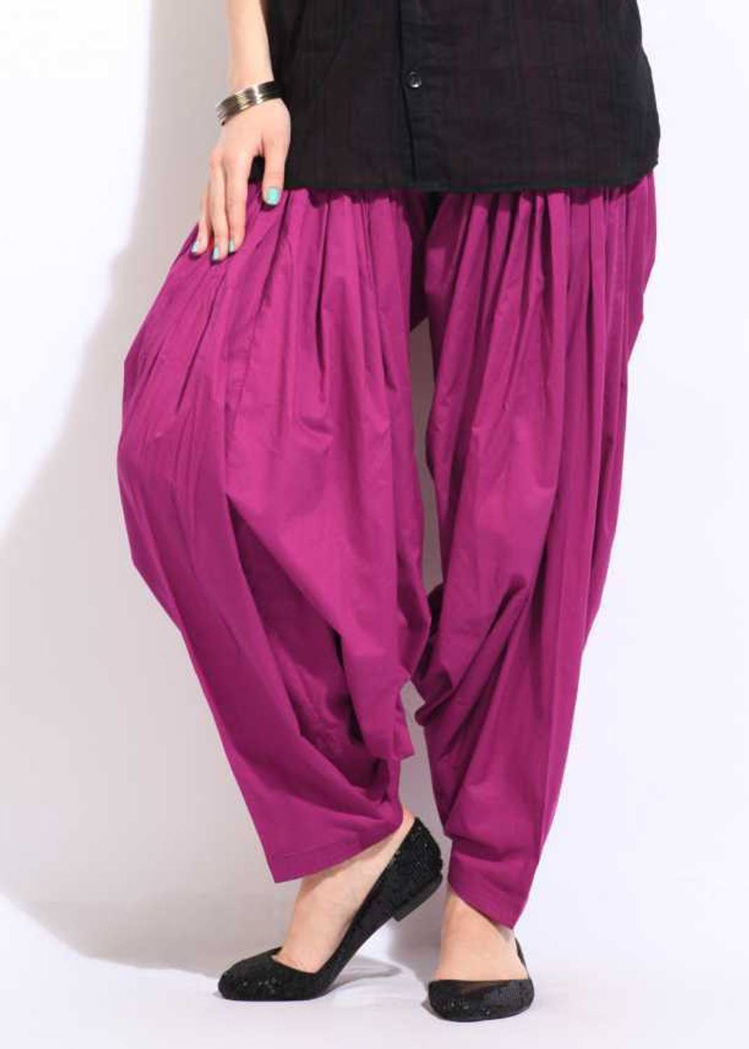 archana fashion club Pure Cotton Solid Salwar