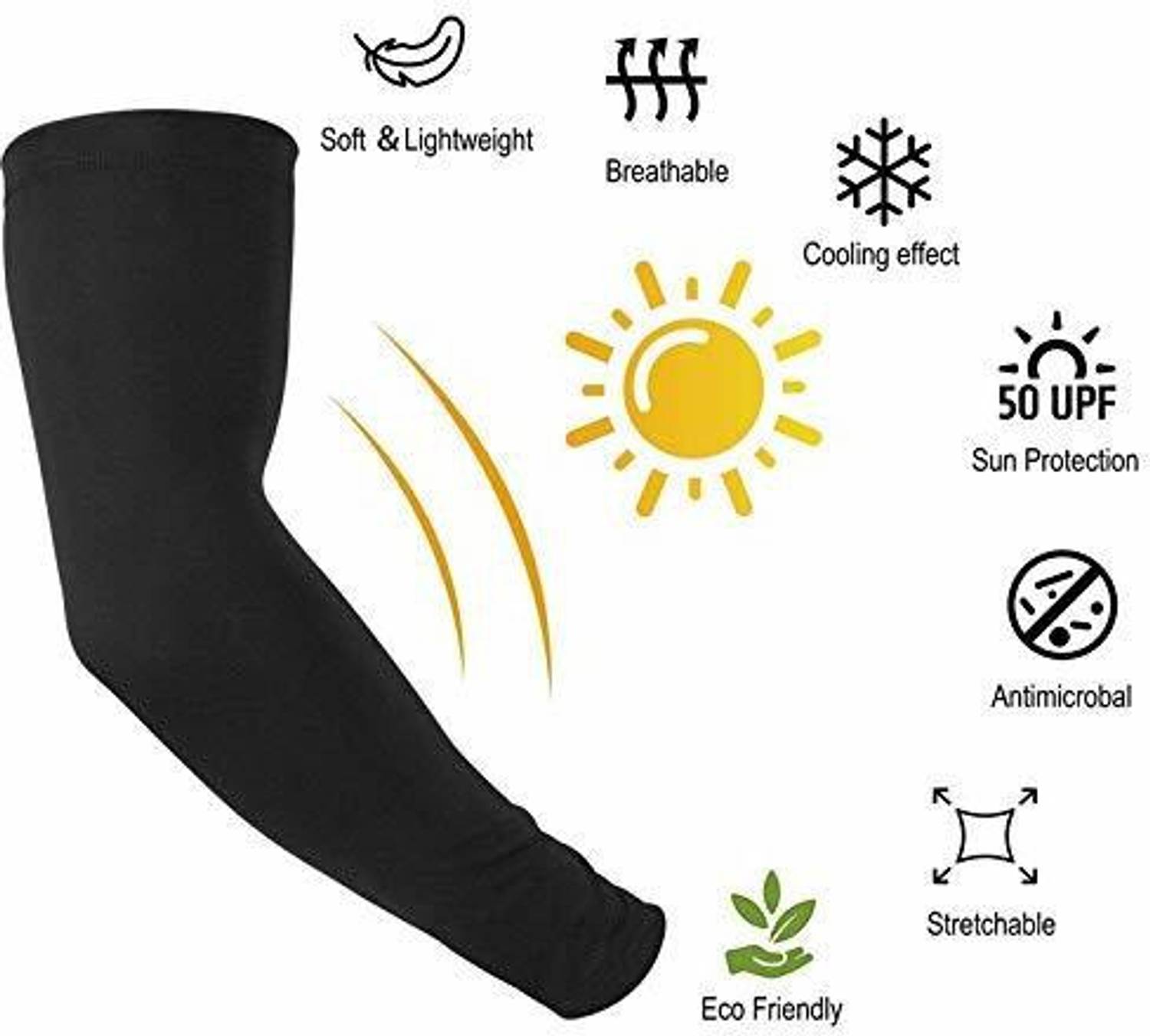 Apastra Nylon Arm Sleeve For Men & Women