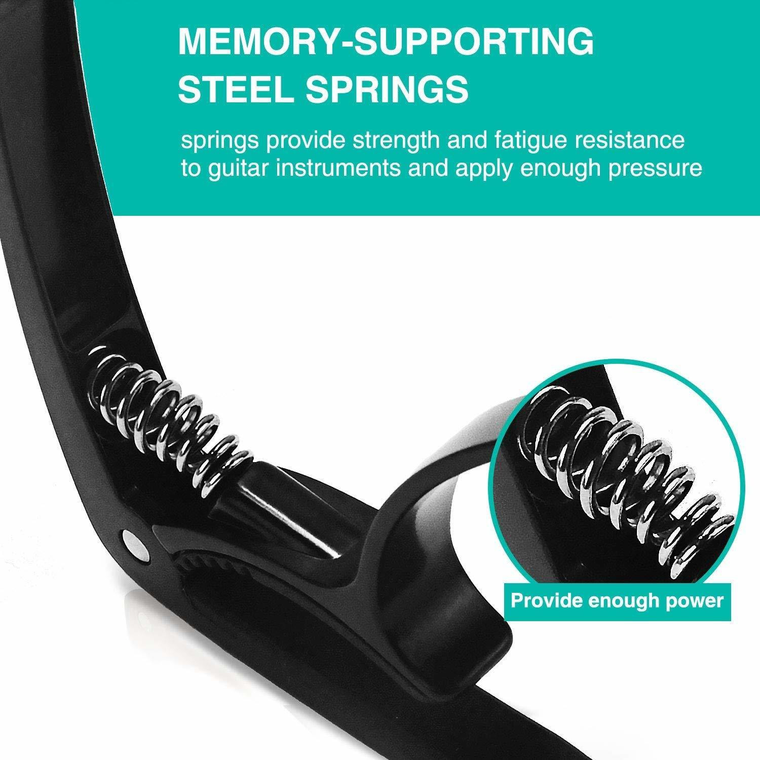 Image of BLUEBERRY Capo-10 Acoustic Spring Guitar Capo