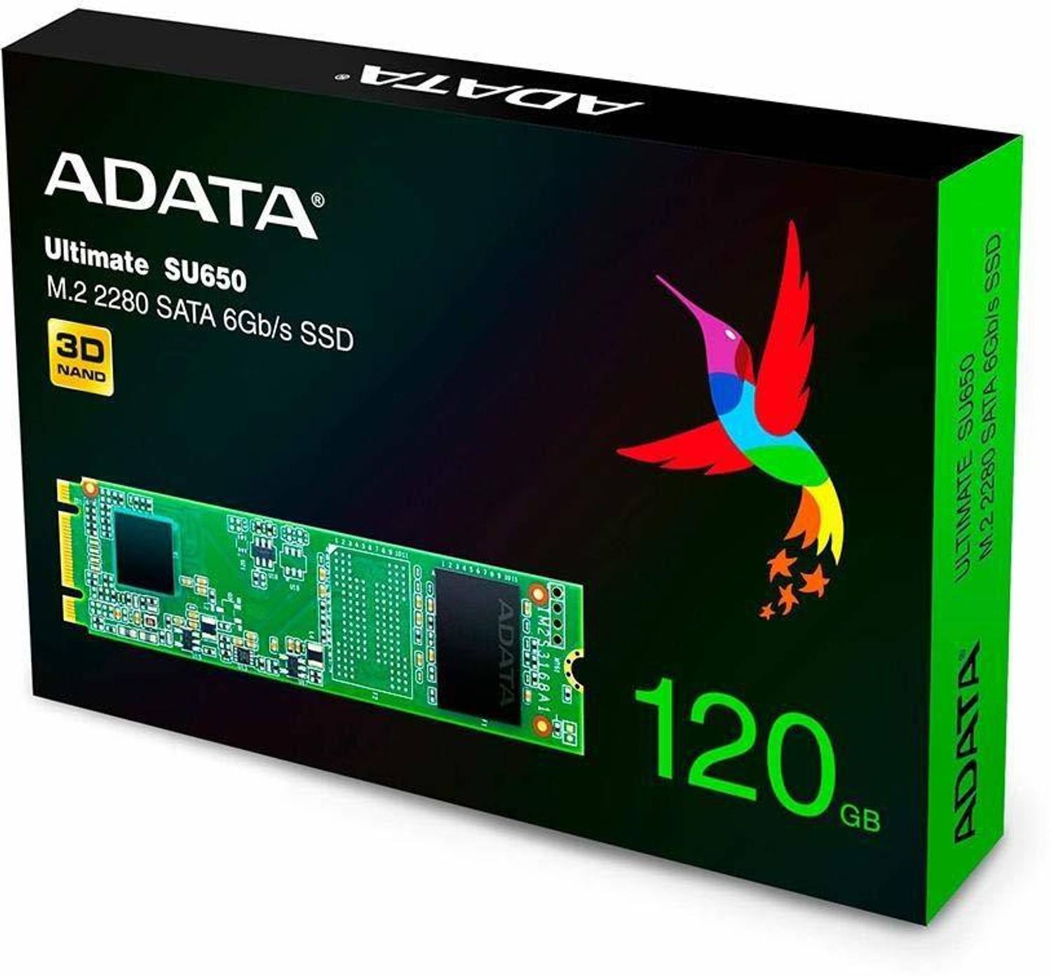 ADATA Ultimate SU650 120 GB Desktop Green M.2 Internal Solid State Drive (SSD) (SU655 M.2)