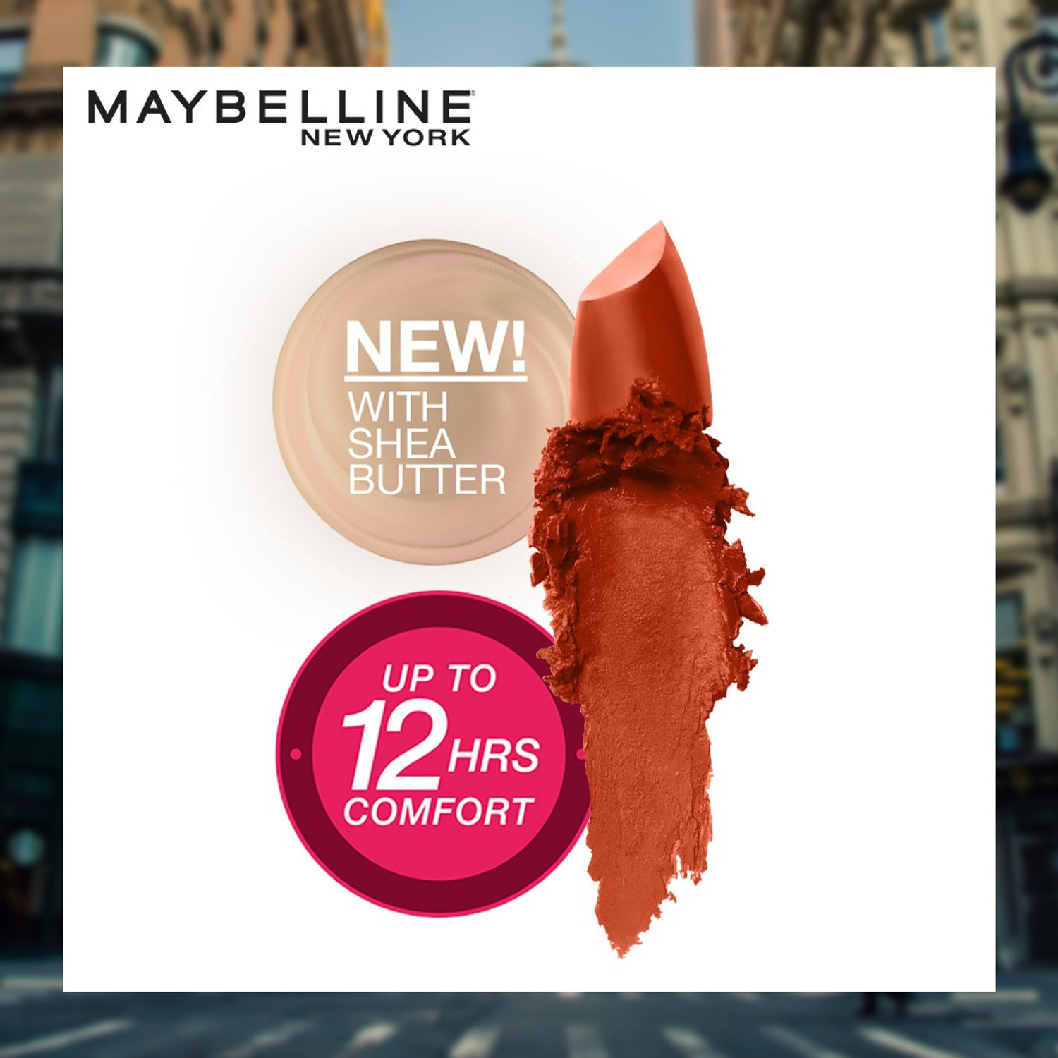Image of MAYBELLINE NEW YORK Color Sensational Creamy Matte Lipstick, 675 Brooklyn Bare, 3.9g