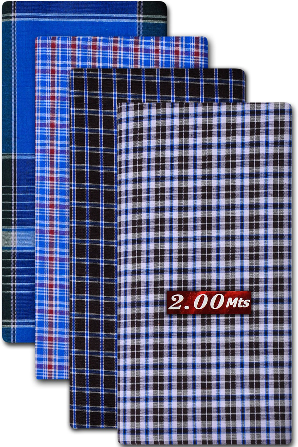 Image of SSS NOVELTIES Checkered Multicolor Lungi