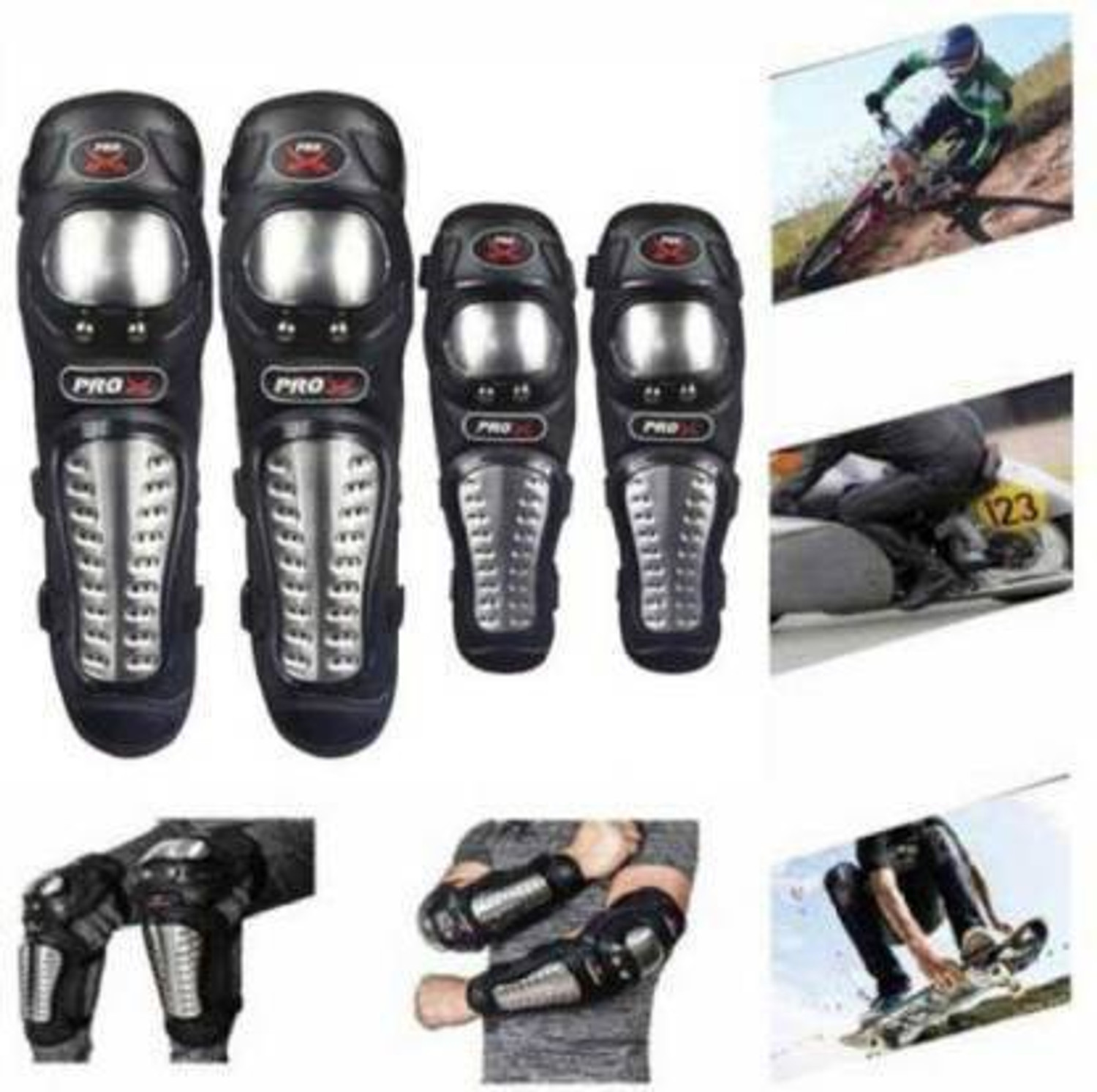 Image of IMAD TRADING Knee Guard, Elbow Guard Free Black