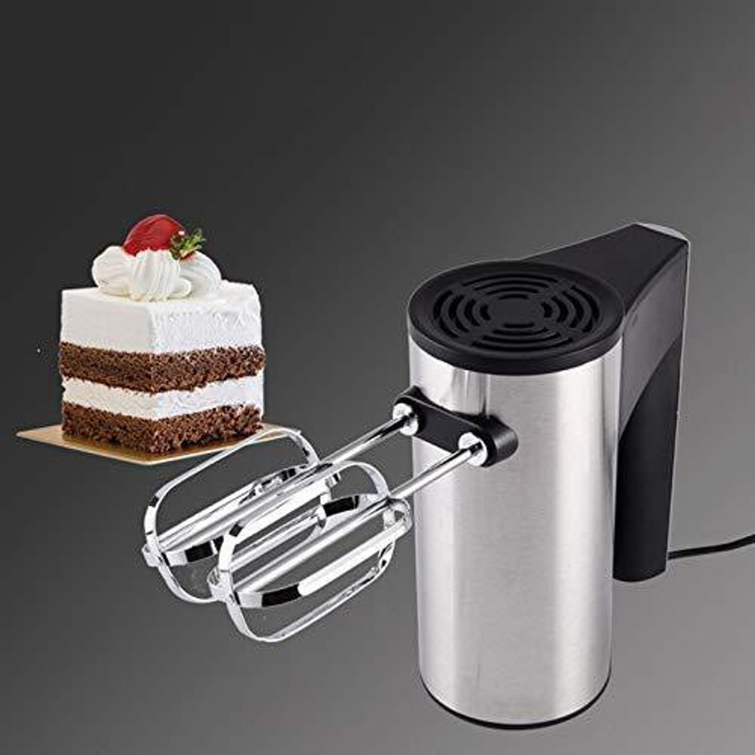Image of ALWAFLI 500 W Silver, Black Electric Whisk