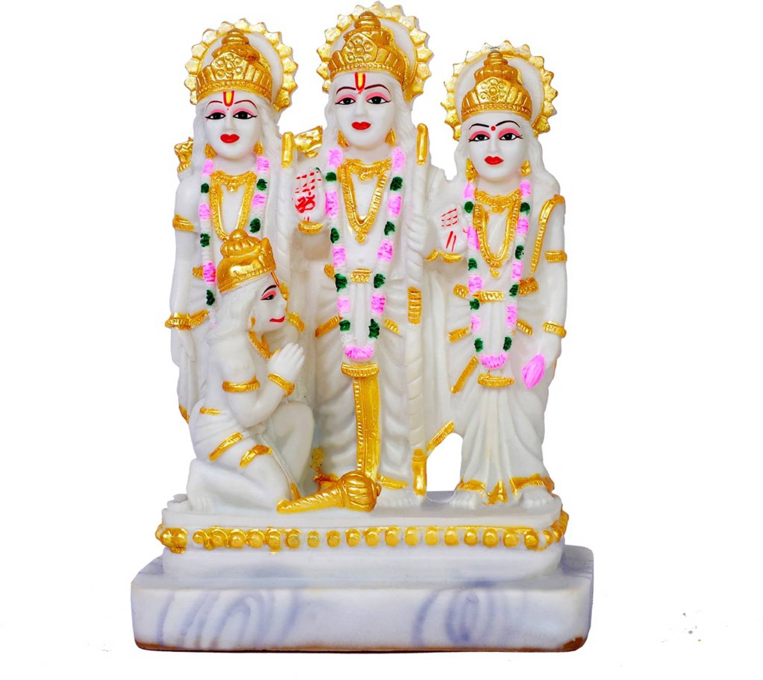 buji ram darbar murti,ram darbar idol, ram darbar statue,ram darbar murti for home Decorative Showpiece - 18 cm