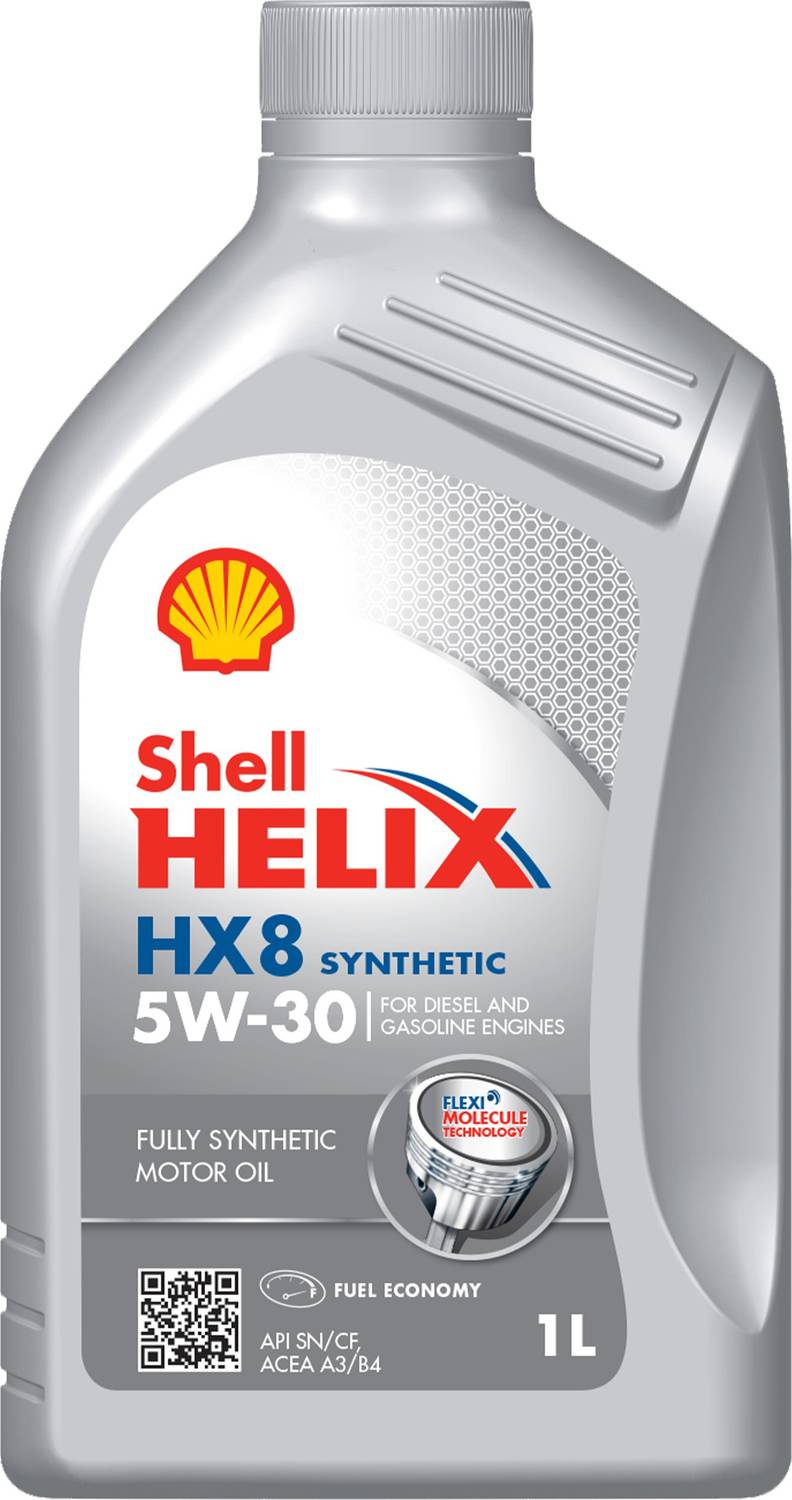 Shell Helix HX8 5W-30 1L Full-Synthetic Engine Oil - Image 1