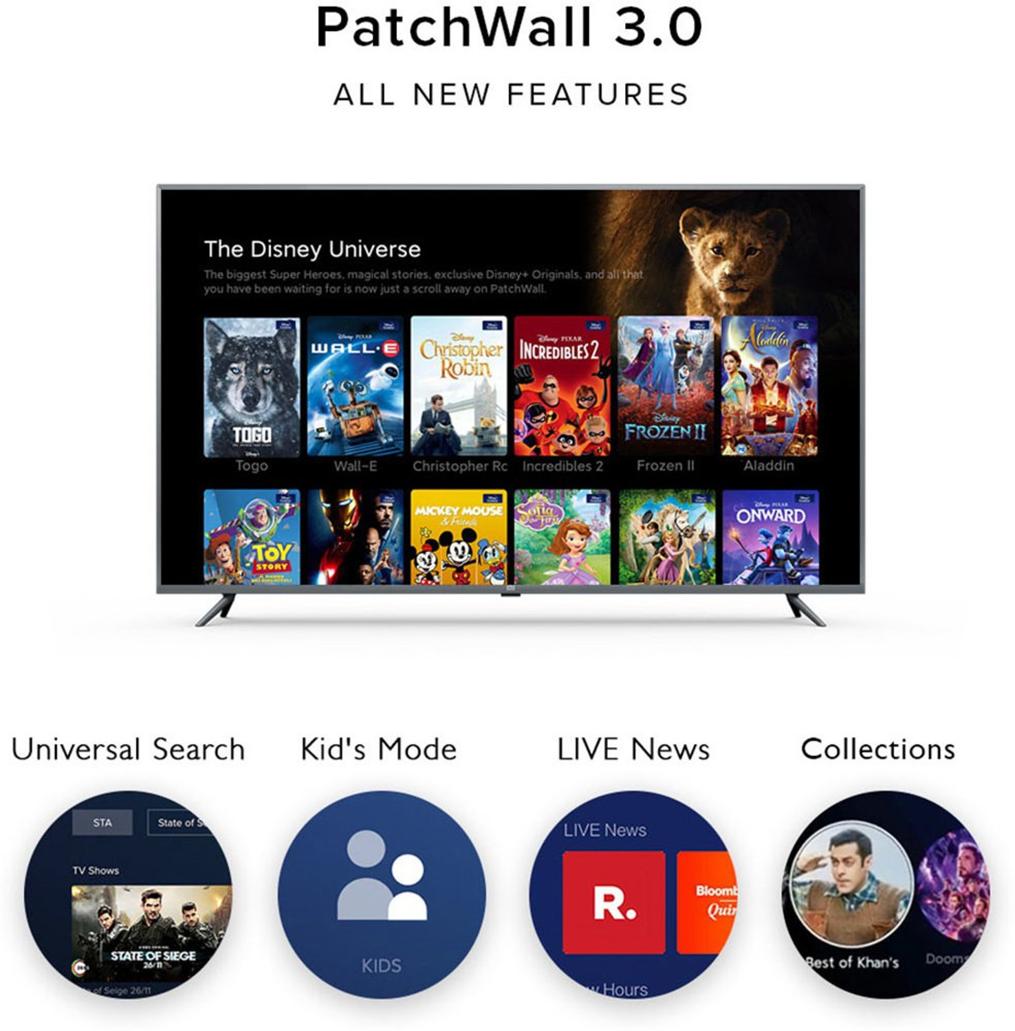 Image of XIAOMI 4X 138.8 cm (55 inch) Ultra HD (4K) LED Smart Android Based TV