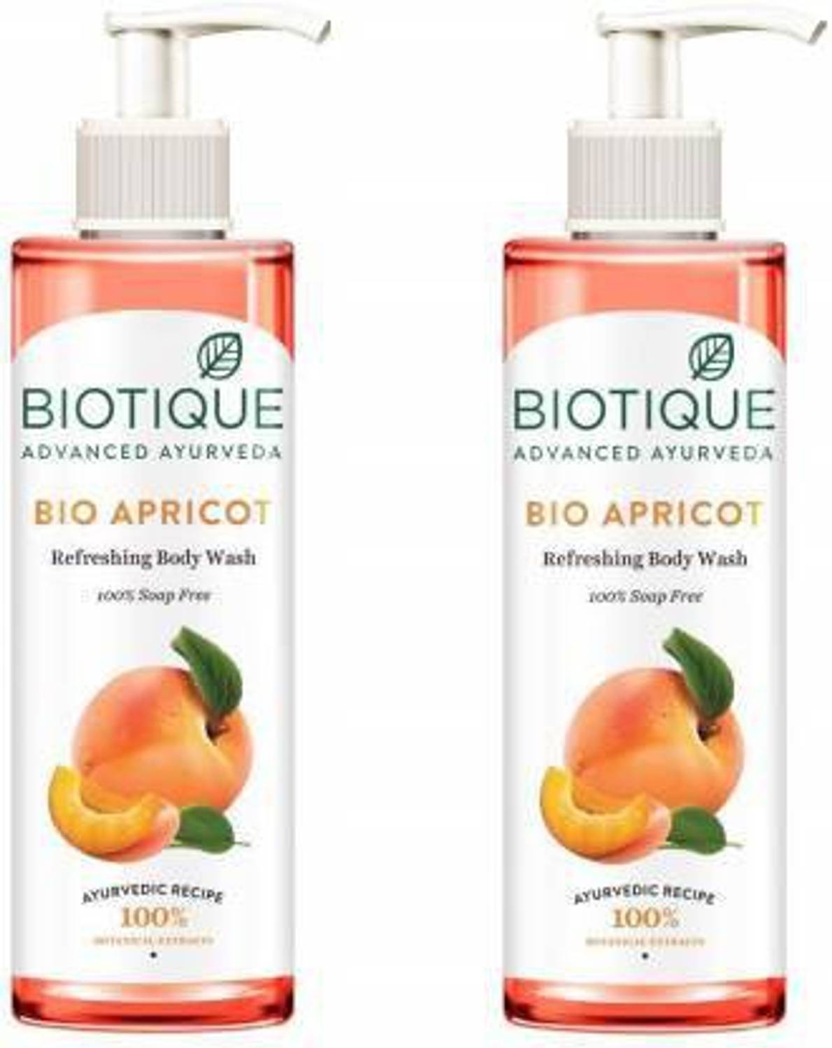 BIOTIQUE BIO_ APRICOT_ BODY _WASH 200ML pack of 2