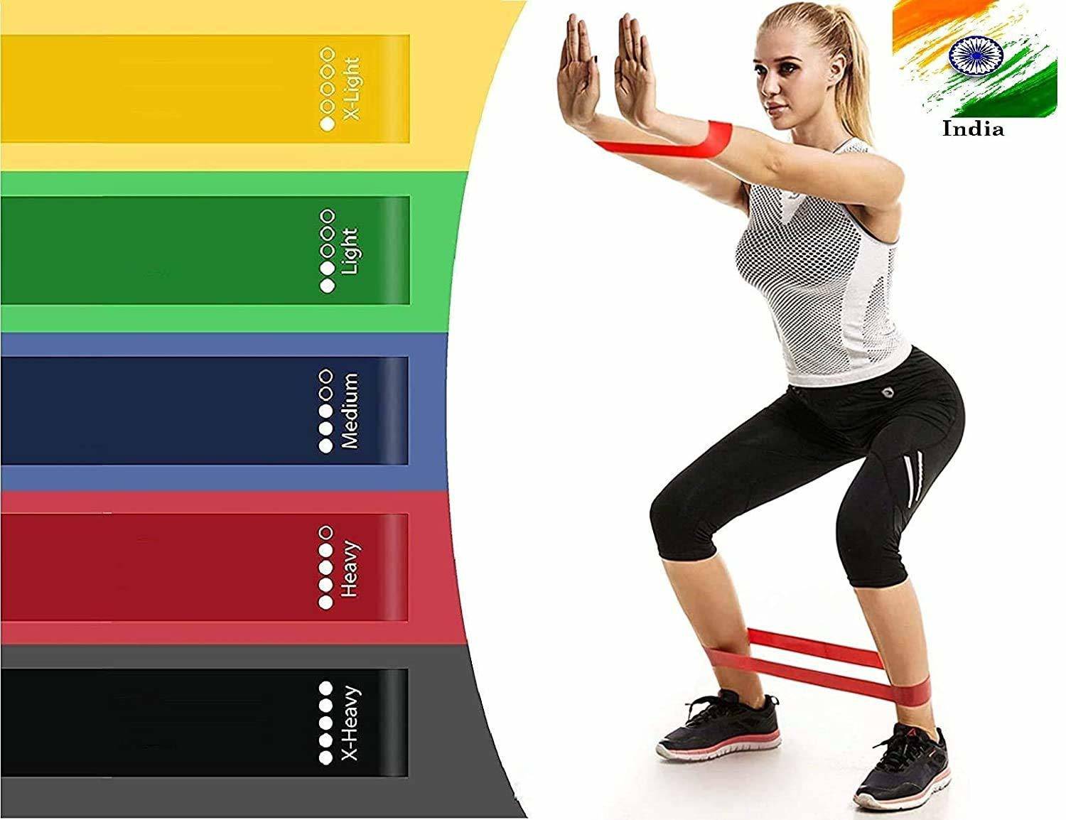 ALORNOR Resistance Bands Rubber Loops Fitness Equipment Gym Strength Training Resistance Tube