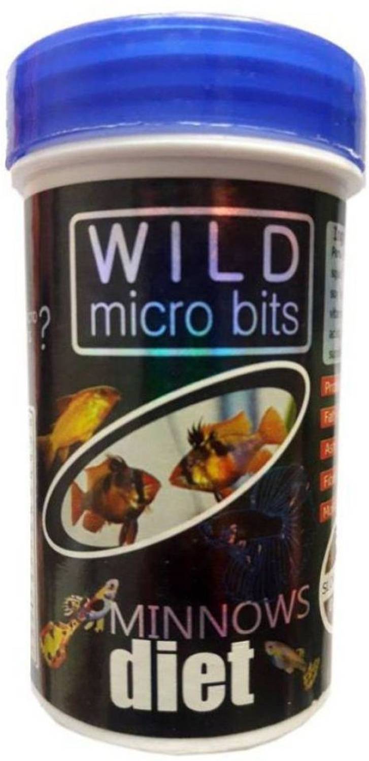 AQUATIC REMEDIES Wild Micro Bits Minnows Diet Fish Food (30G) 0.3 kg Dry Adult, New Born Fish Food