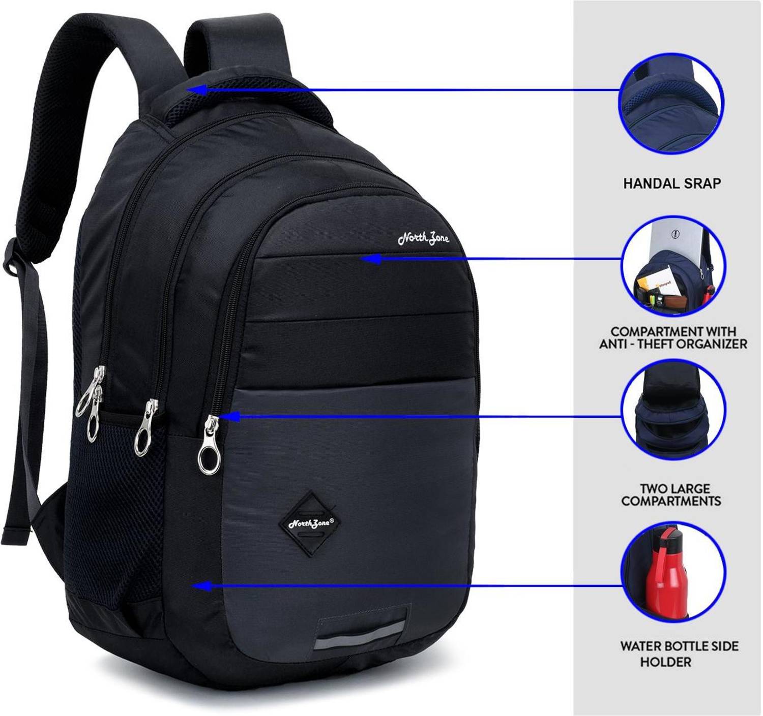 NorthZone 30L Laptop Backpack - Image 5