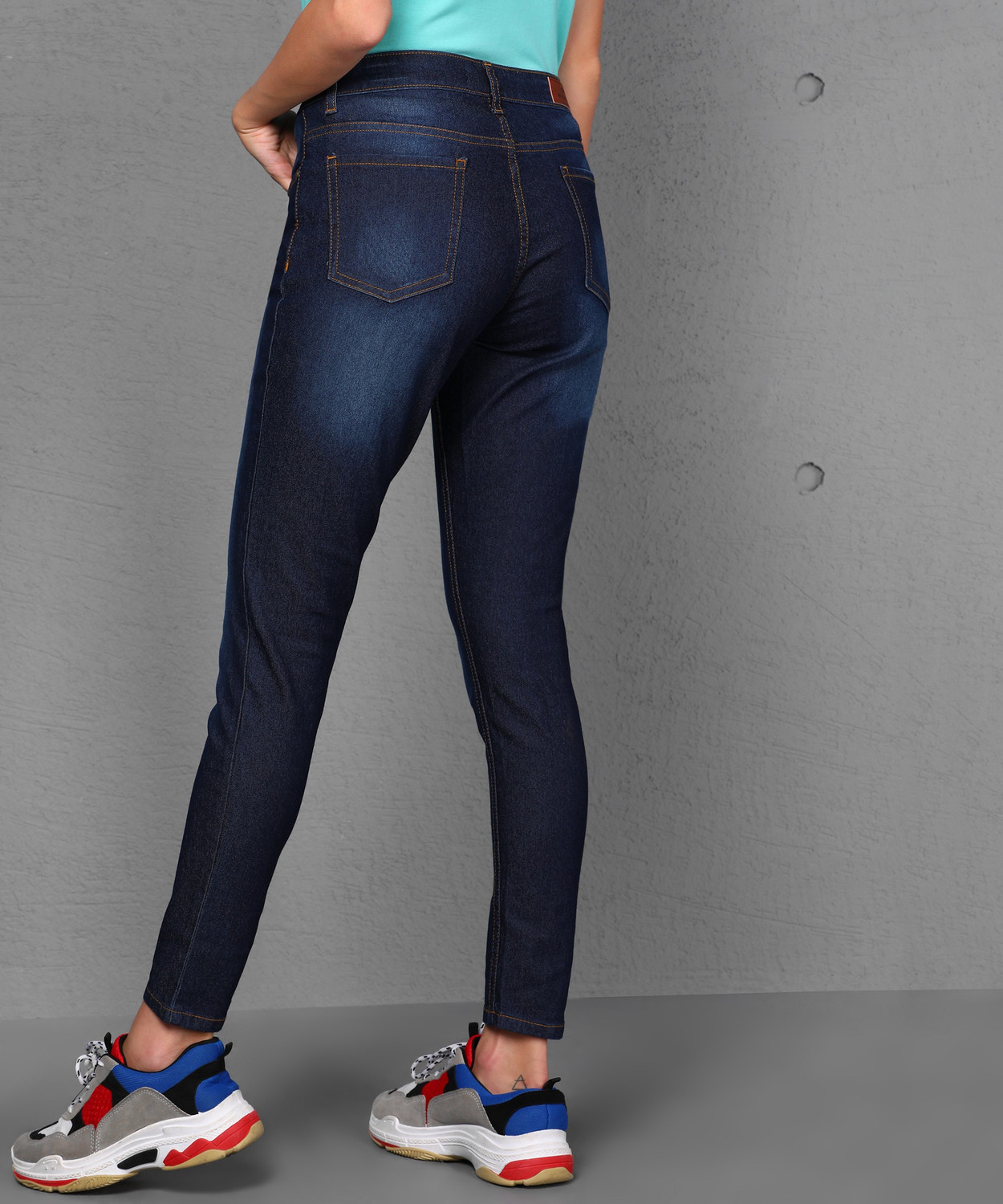 Image of METRONAUT by Flipkart Skinny Women Blue Jeans