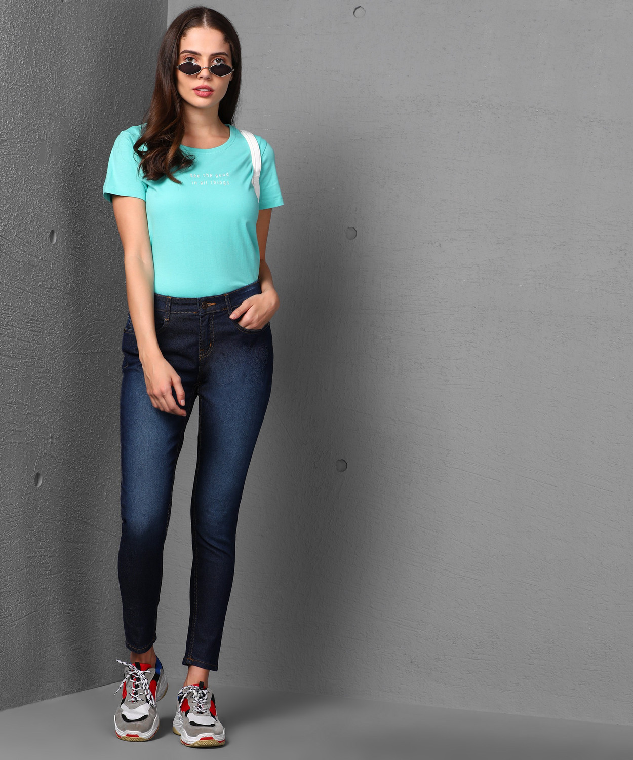 Image of METRONAUT by Flipkart Skinny Women Blue Jeans