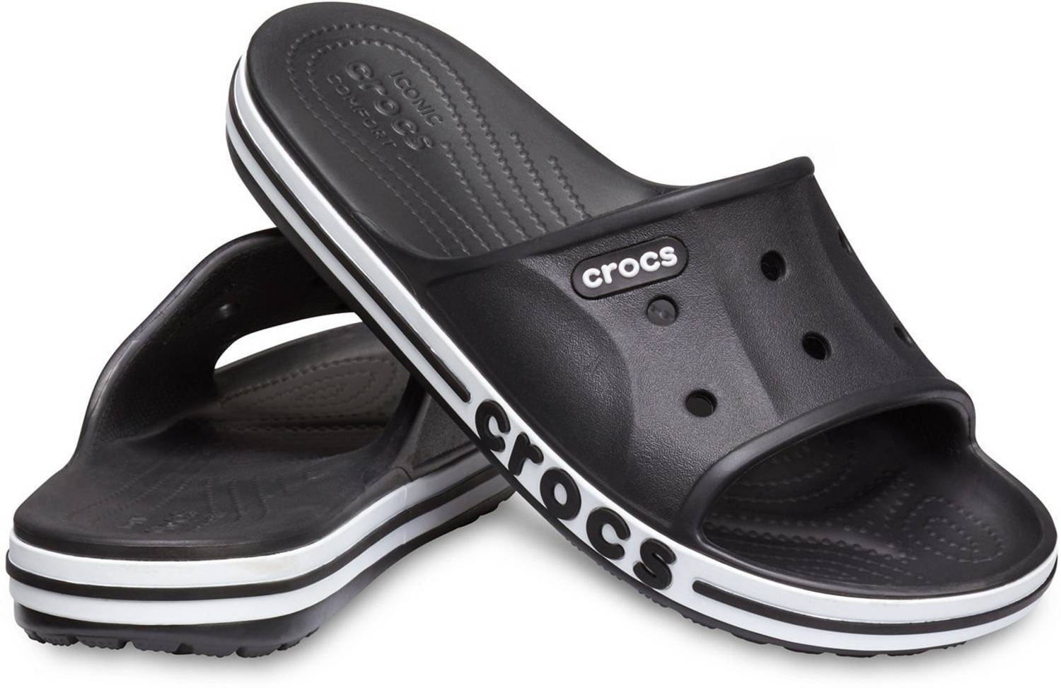 CROCS Unisex Bayaband Slides Orange - Image 3