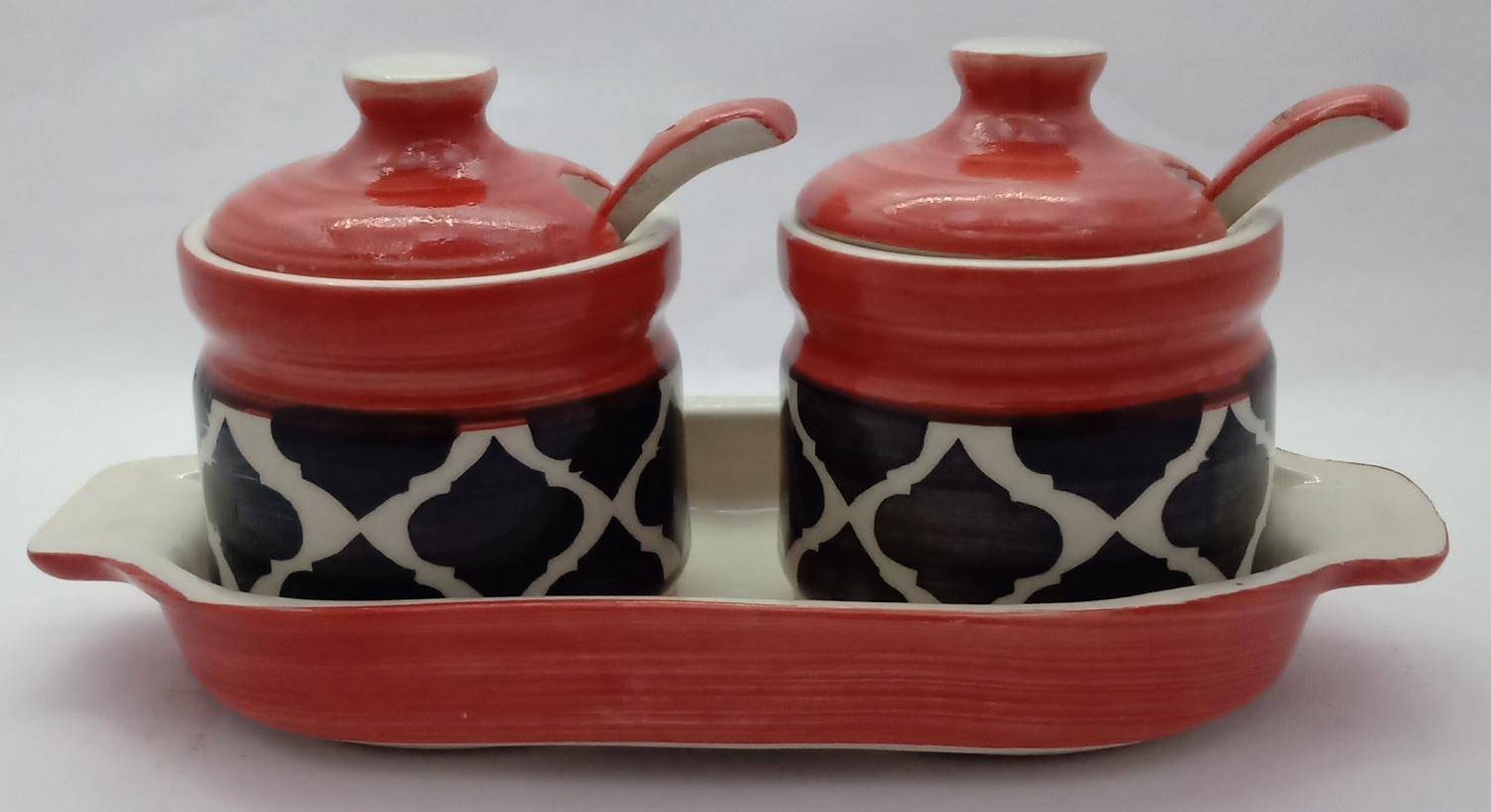 BERRYCRAVE Ceramic Pickle Jar - 400 ml